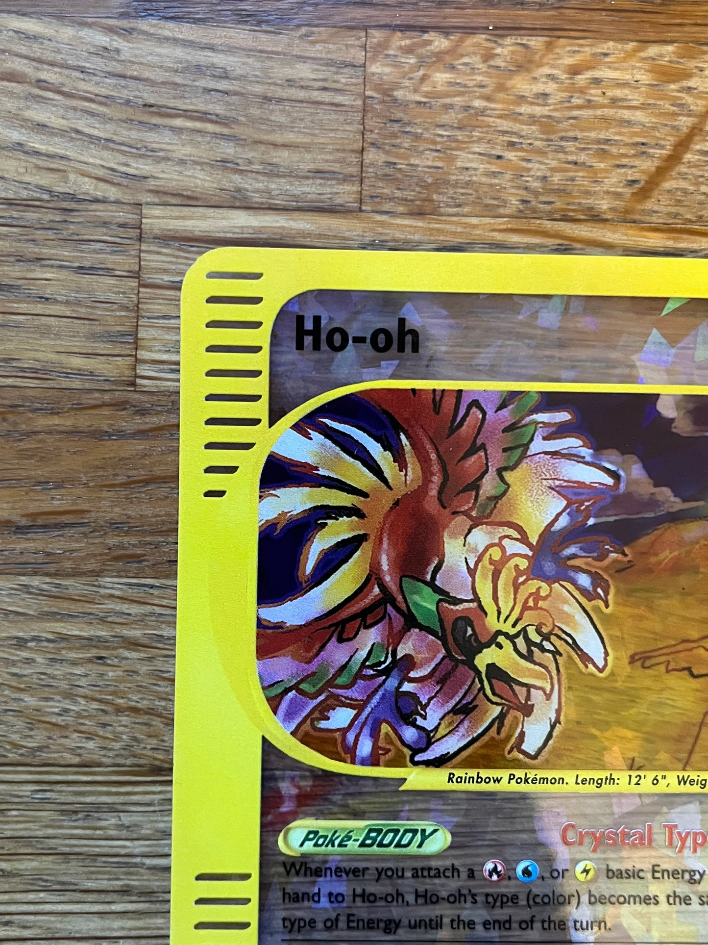Ho-oh Crystal 11/12 Skyridge Box Topper Promo NM Single Pokémon Card