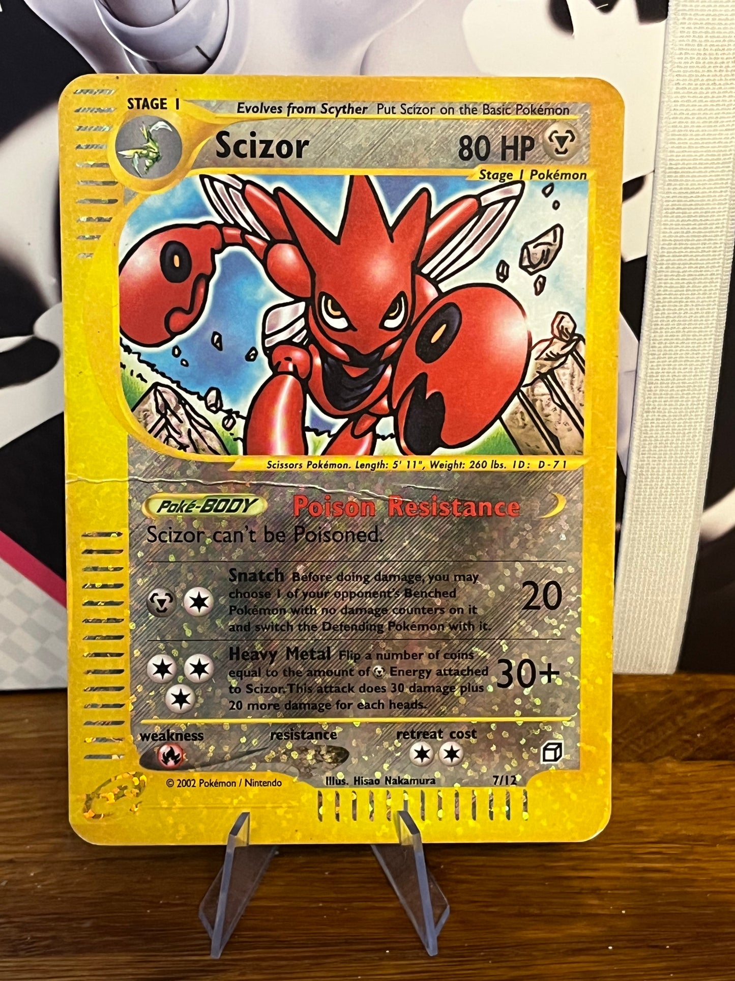 Scizor 7/12 Expedition Box Topper Promo HP Single Pokémon Card *Check Photos*