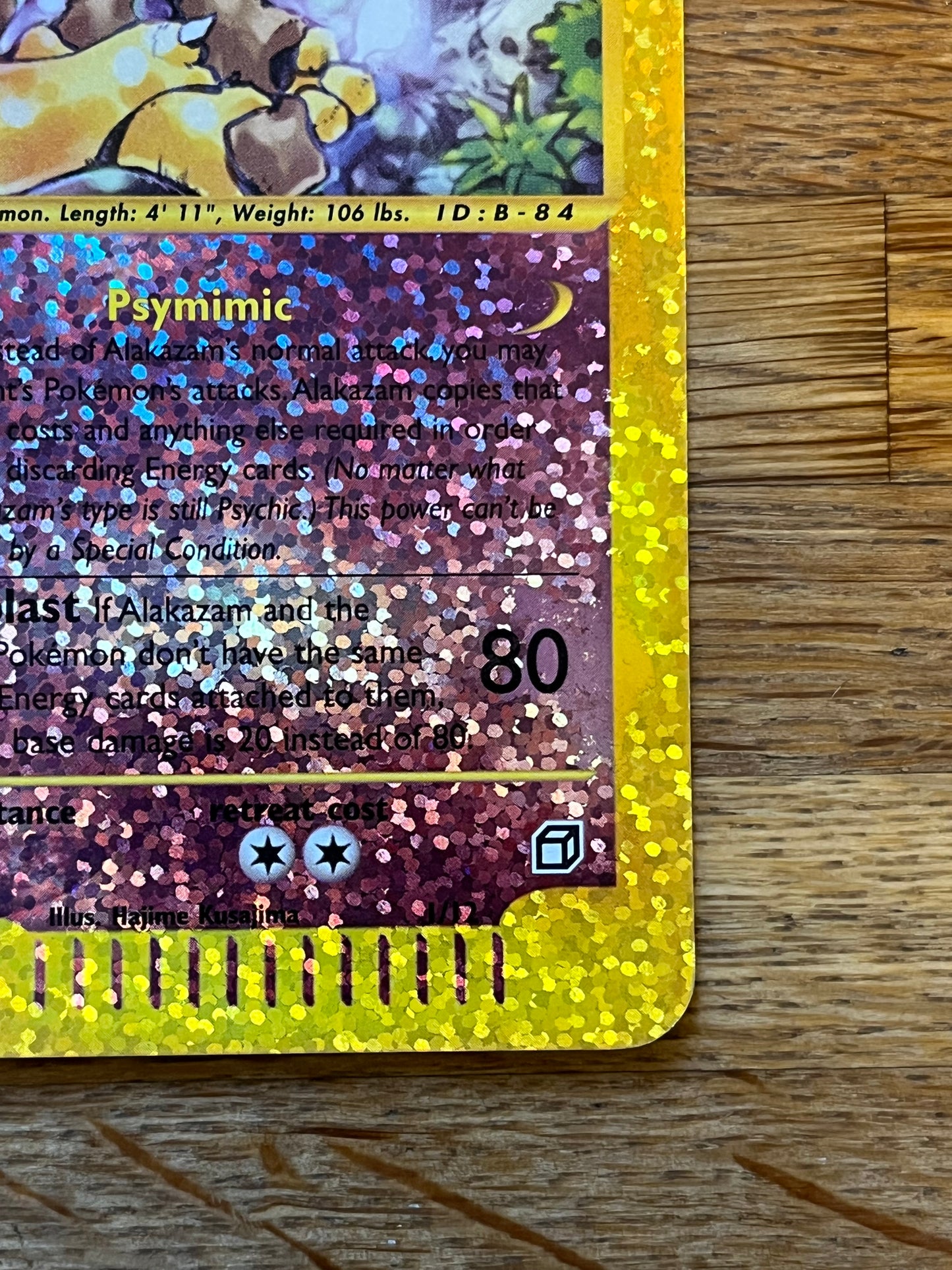 Alakazam 1/12 Expeditions Box Topper Promo NM Single Pokémon Card