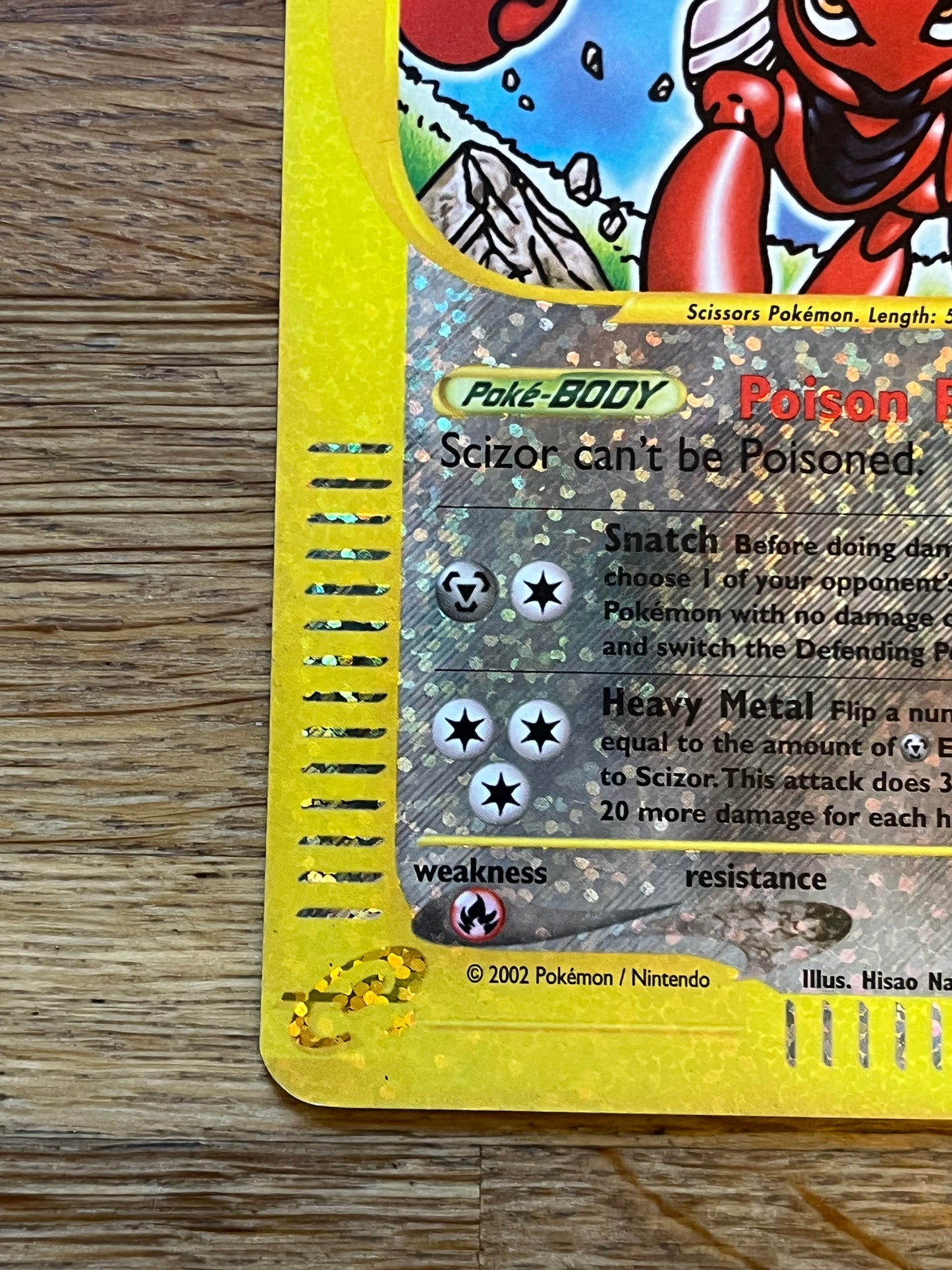 Scizor 7/12 Expedition Box Topper Promo NM Single Pokémon Card