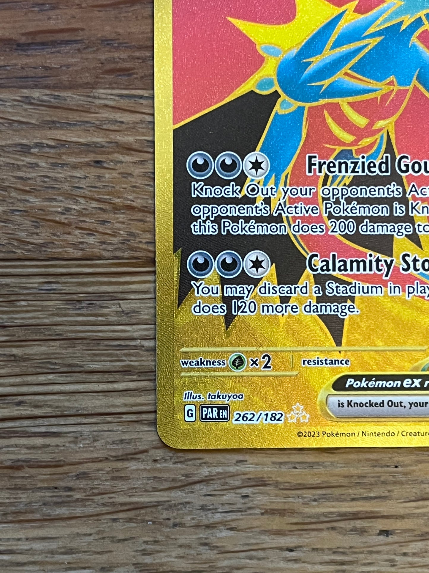 Roaring Moon EX 262/182 Hyper Rare Paradox Rift NM Single Pokémon Card