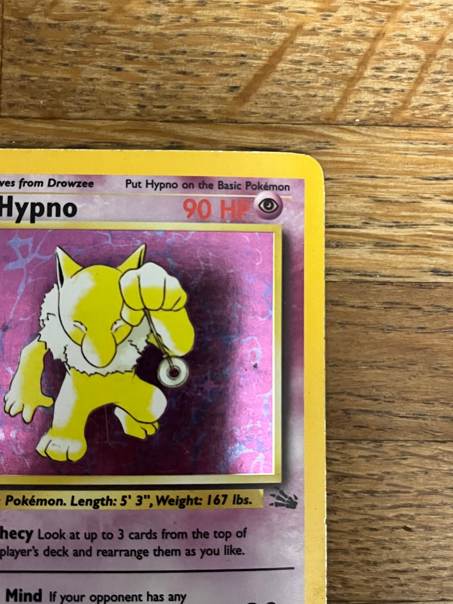 Hypno Holo 8/62 Fossil NM Single Pokémon Card