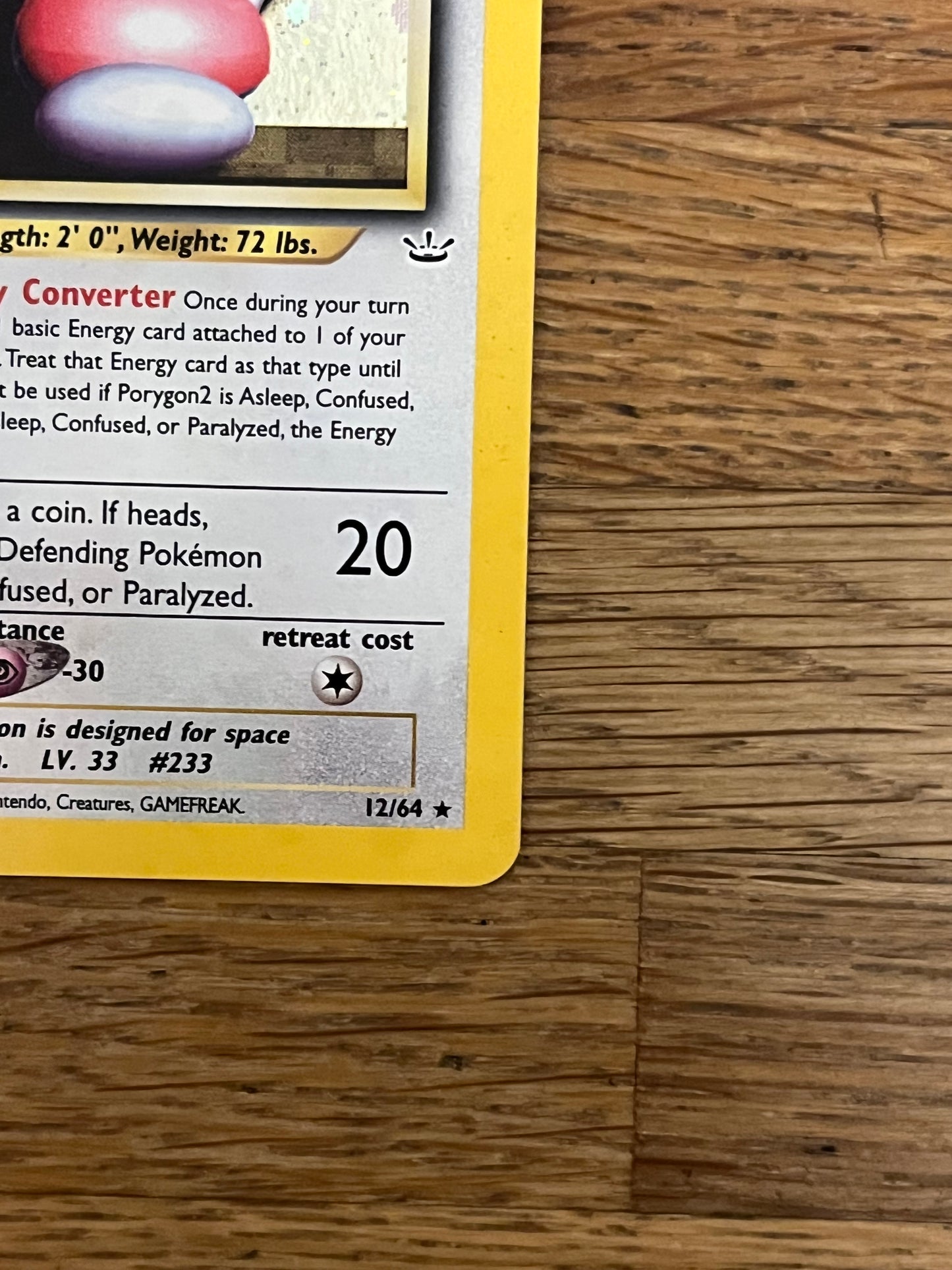 Porygon 2 Holo 12/64 Neo Revelations NM Single Pokémon Card