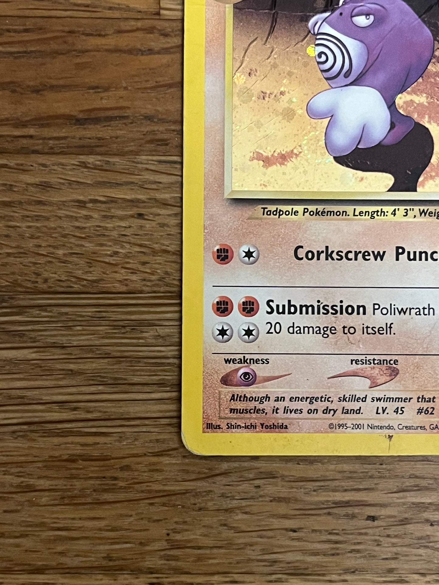 Poliwrath Holo 9/75 Neo Discovery DMG Single Pokémon Card