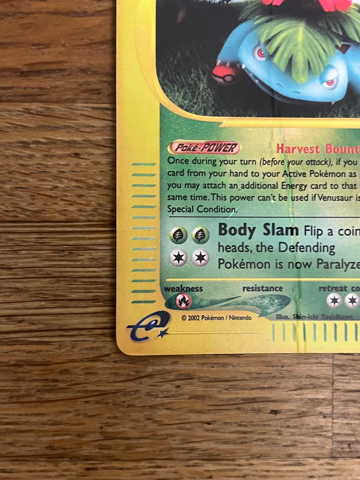 Venusaur Reverse Holo 68/165 Expedition HP Single Pokémon Card