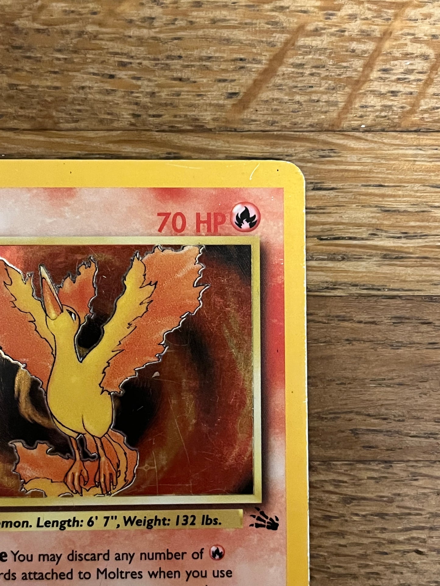 Moltres Holo 12/62 Fossil LP Single Pokémon Card