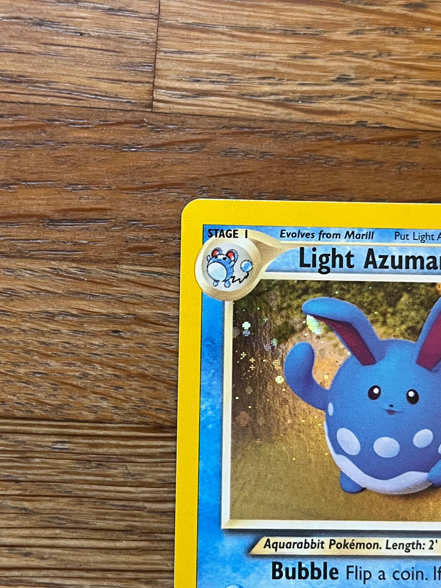 Light Azurmarill Holo 13/105 Neo Destiny NM Single Pokemon Card