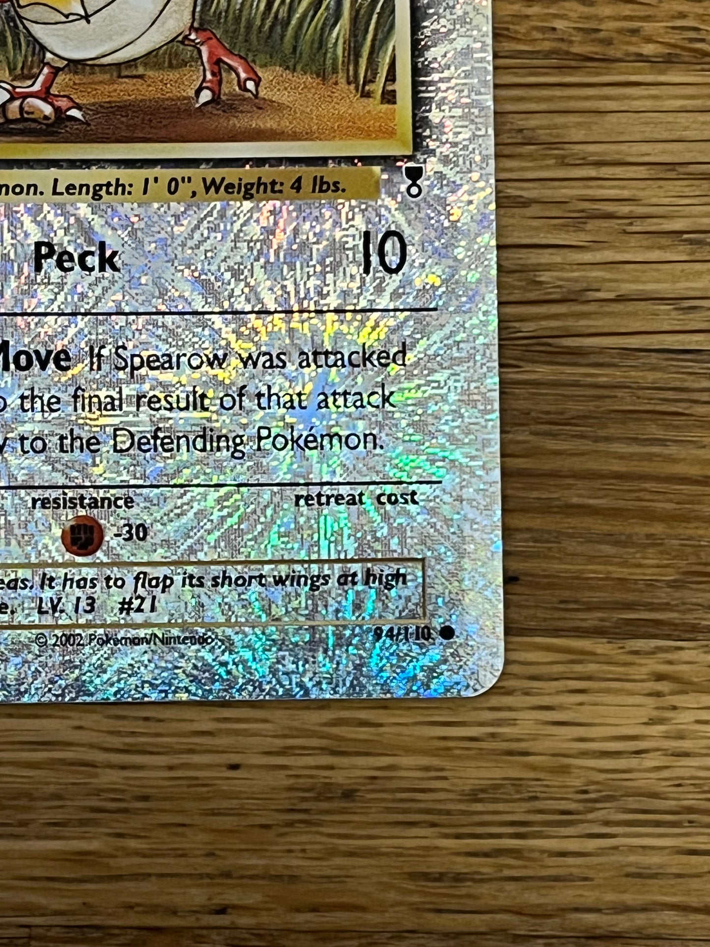 Spearow Reverse Holo 94/110 Legendary Collection NM Single Pokemon Card