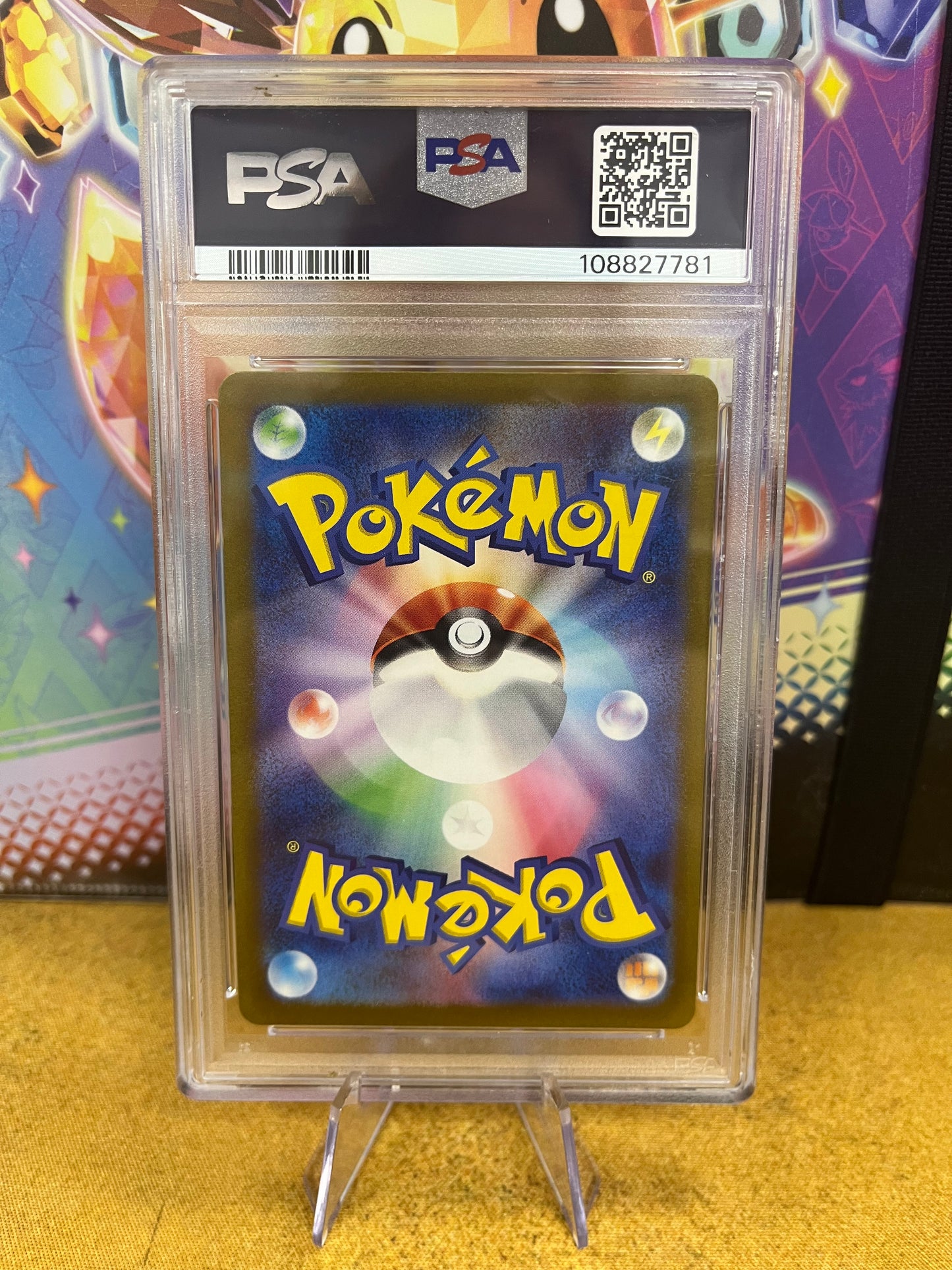 Nacli 078/071 Art Rare Japanese Clay Burst PSA 9 Graded Pokémon Card