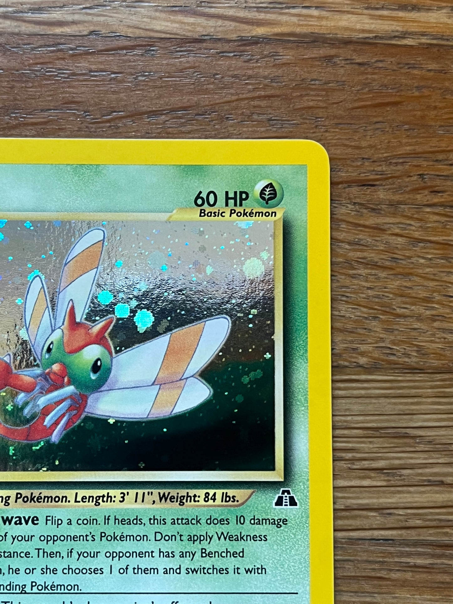 Yanma Holo SWIRL 17/75 Neo Discovery NM Single Pokemon Card