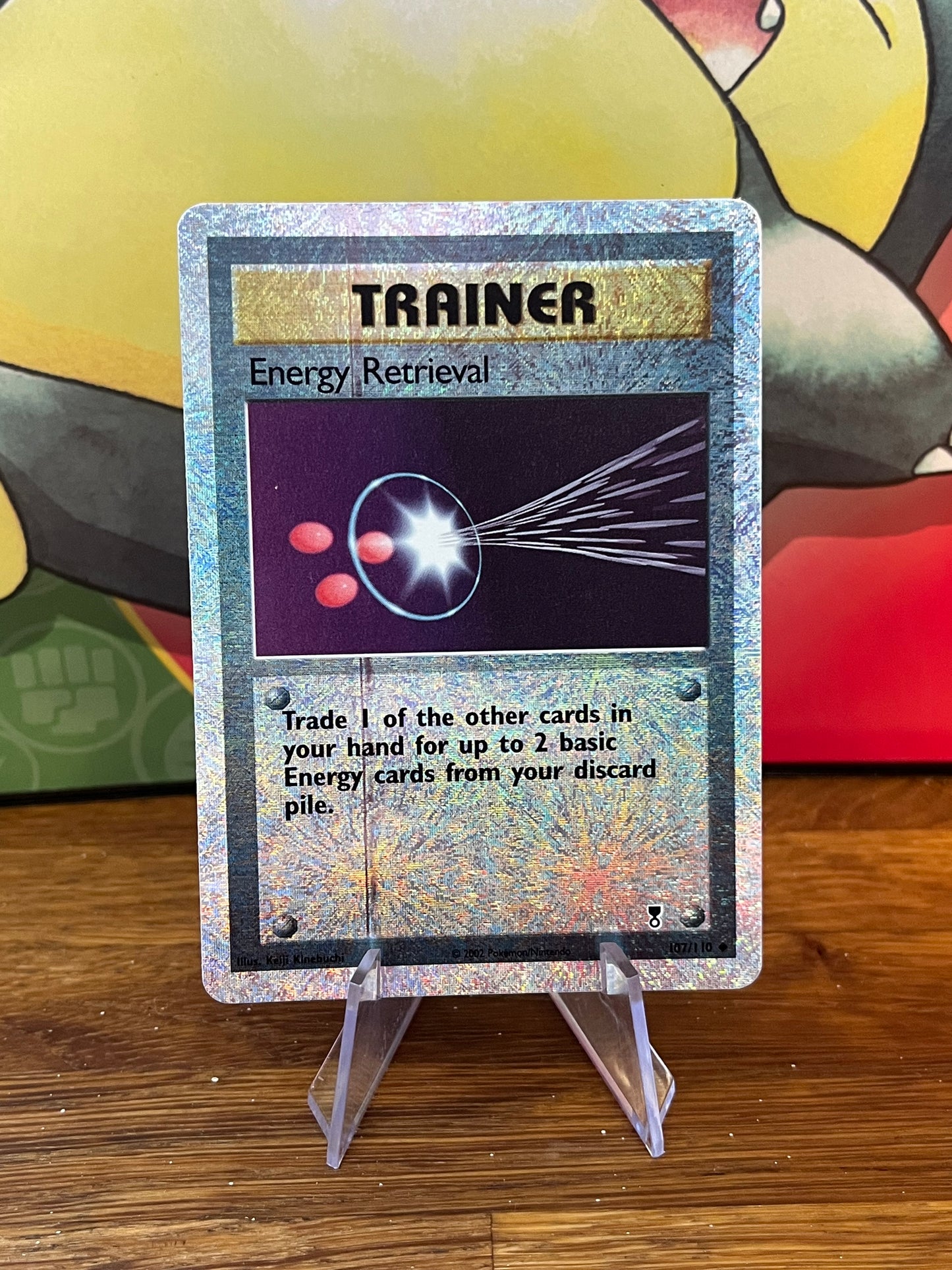 Energy Retrieval Reverse Holo 107/110 Legendary Collection NM Single Pokemon Card
