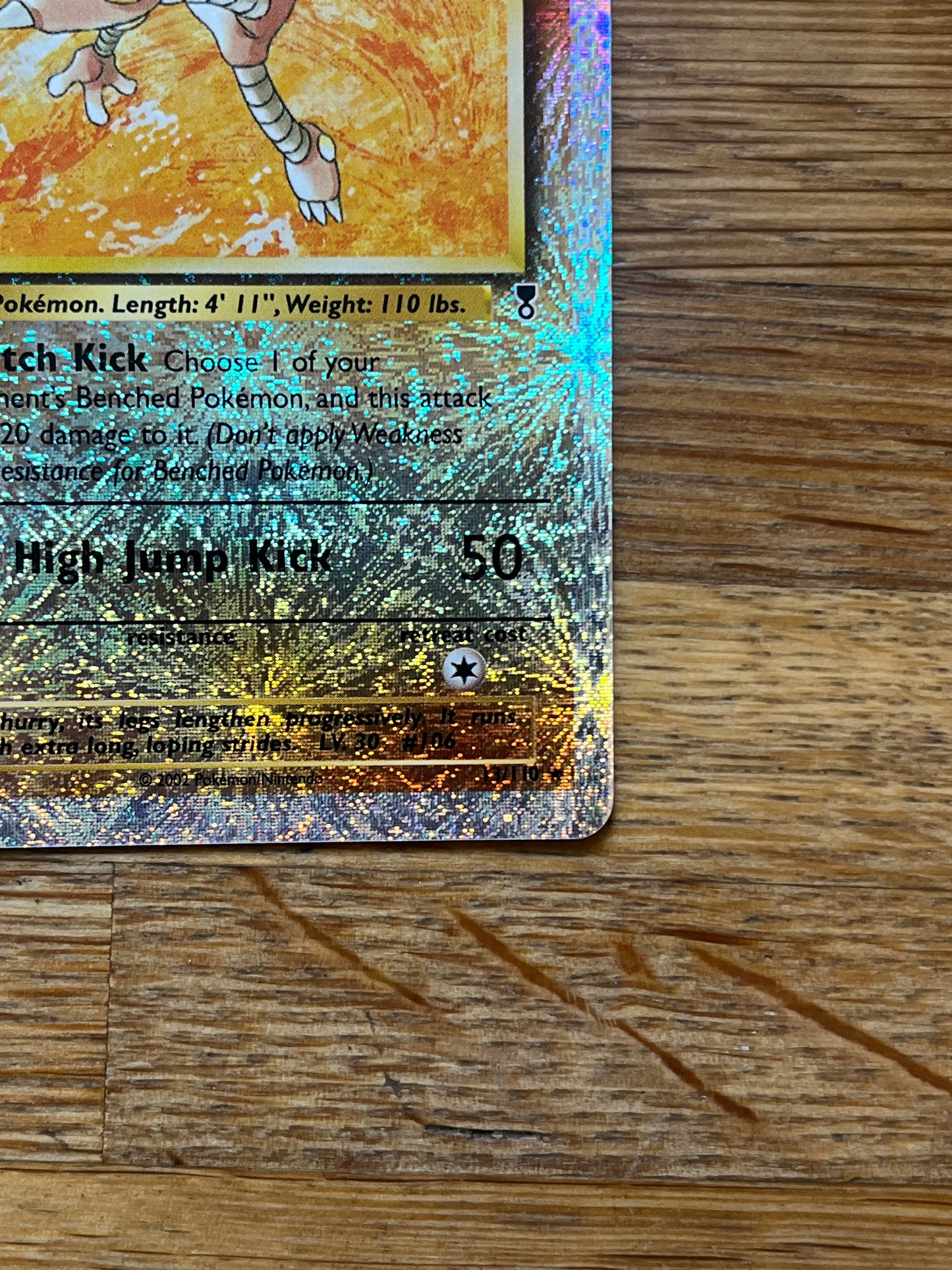 Hitmonlee Reverse Holo 13/110 Legendary Collection NM Single Pokemon Card
