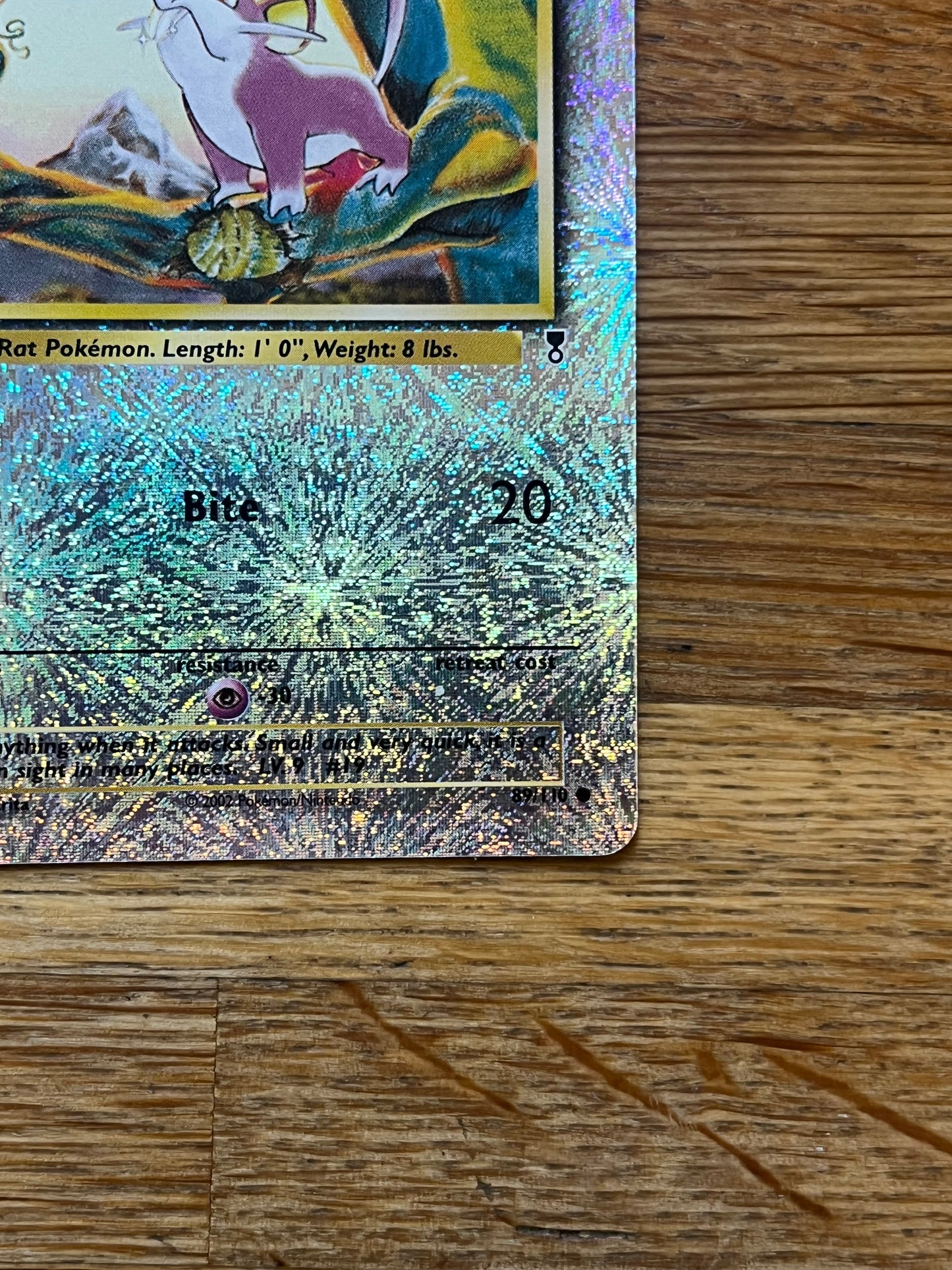 Rattata Reverse Holo 89/110 Legendary Collection NM Single Pokemon Card