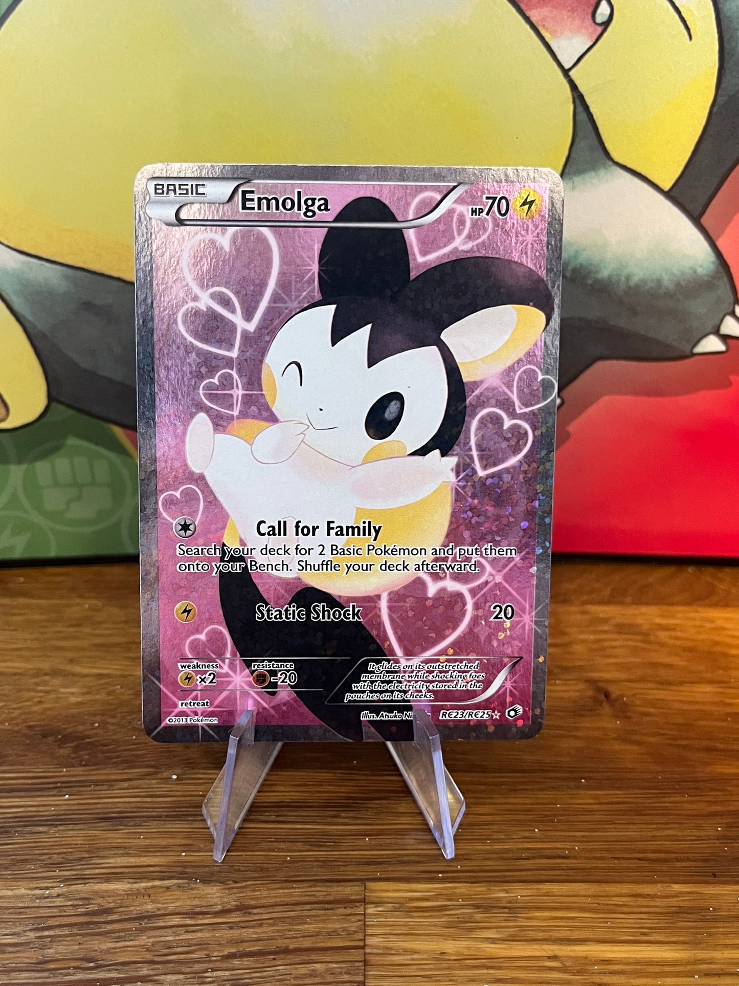 Emolga RC23/RC25 Legendary Treasures NM Single Pokemon Card