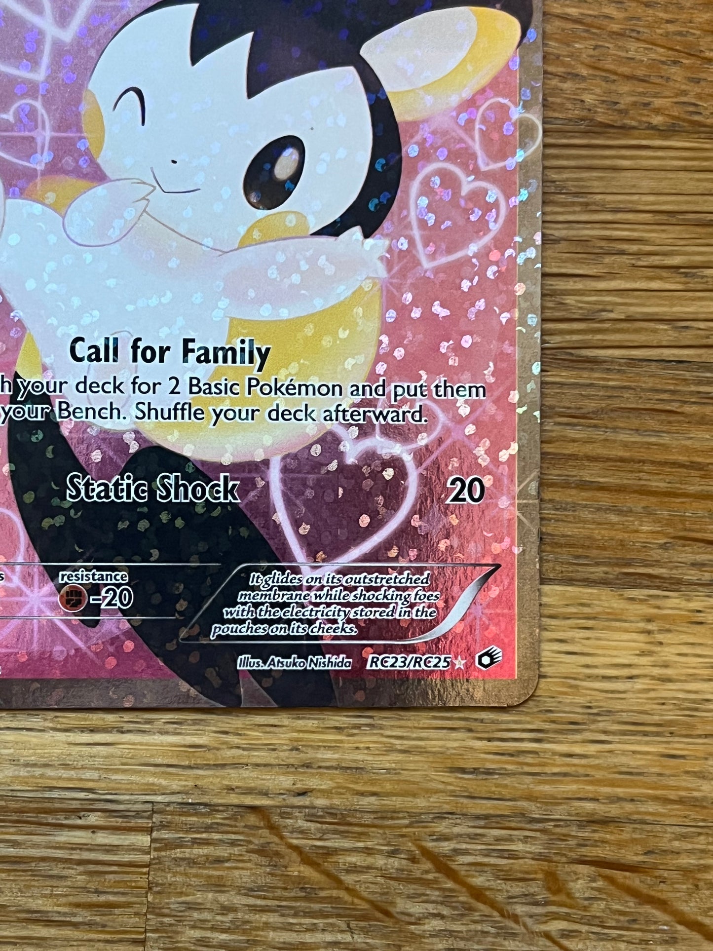 Emolga RC23/RC25 Legendary Treasures NM Single Pokemon Card
