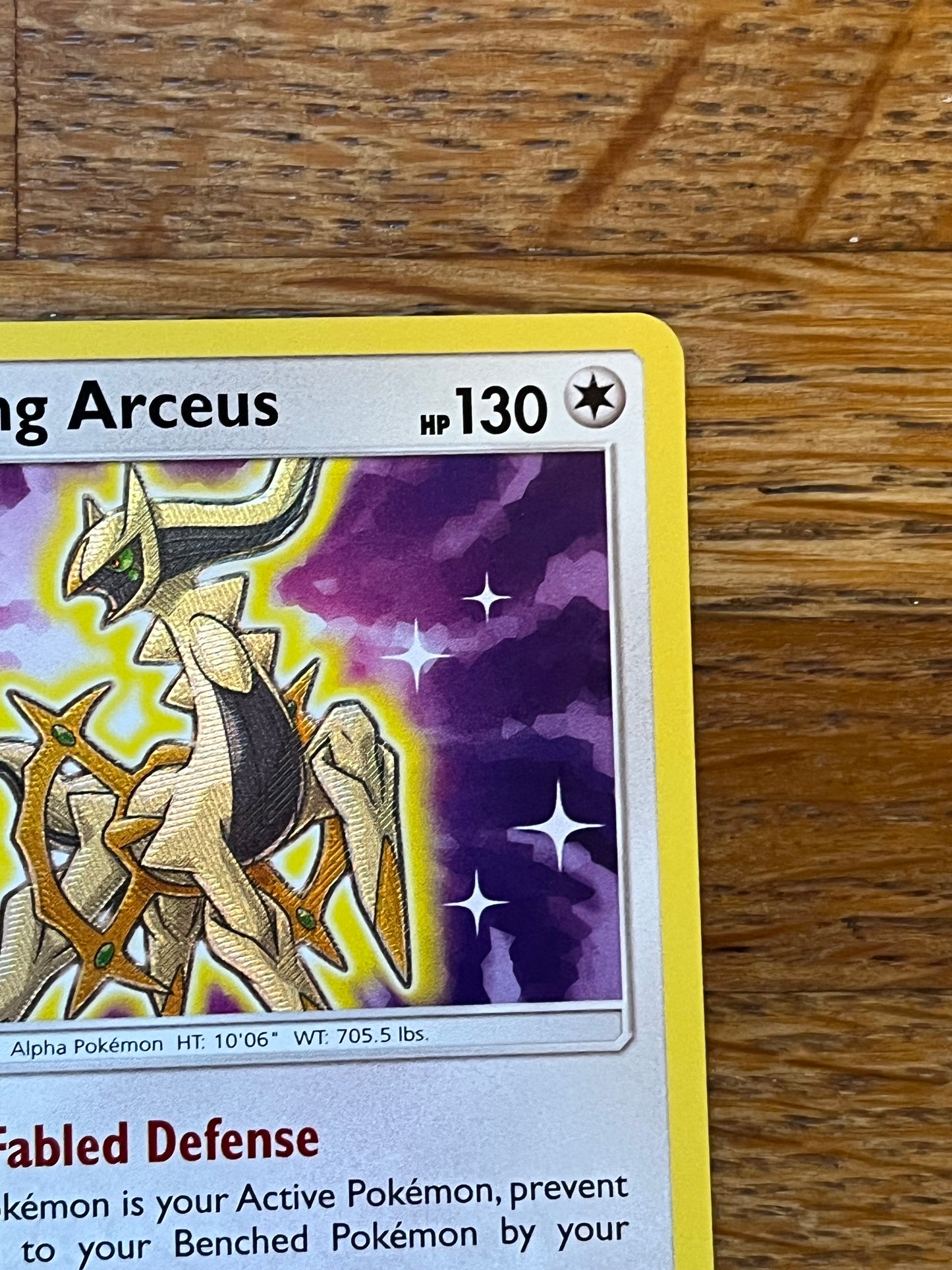 Shining Arceus 57/73 Shining Legends NM Single Pokémon Card