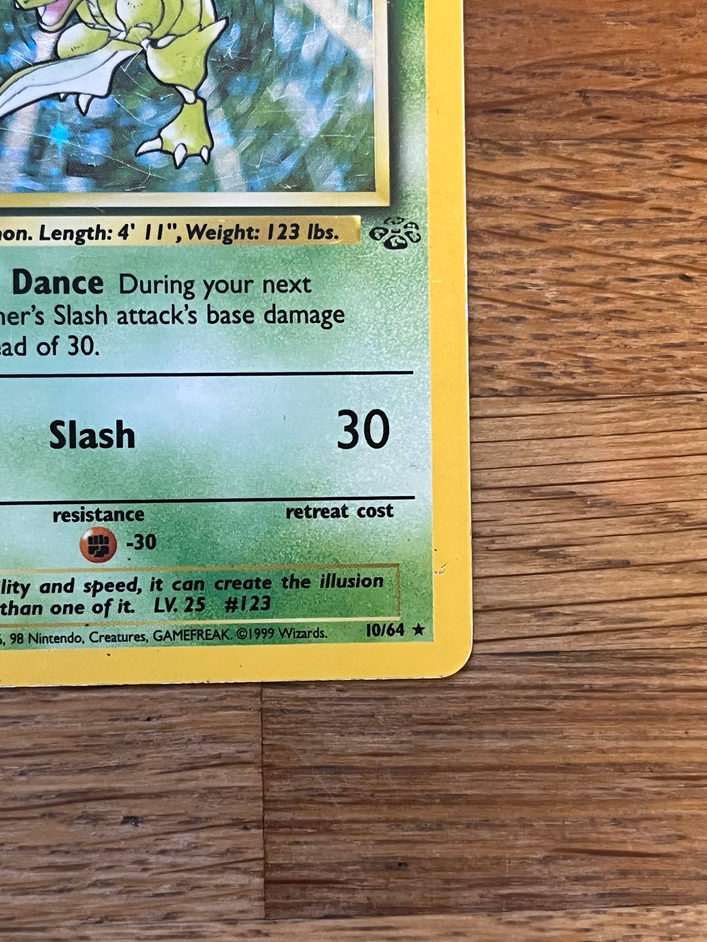 Scyther Holo 10/64 Jungle NM Single Pokémon Card