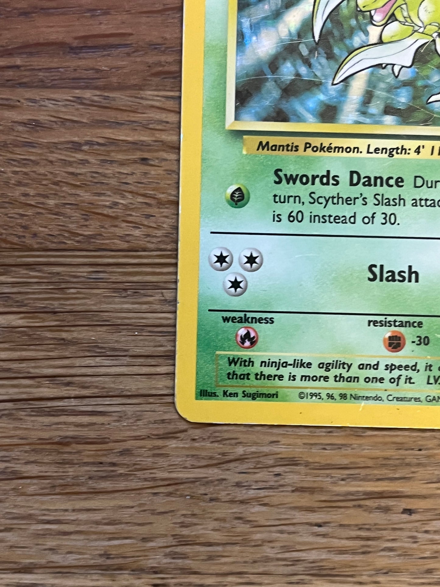 Scyther Holo 10/64 Jungle NM Single Pokémon Card