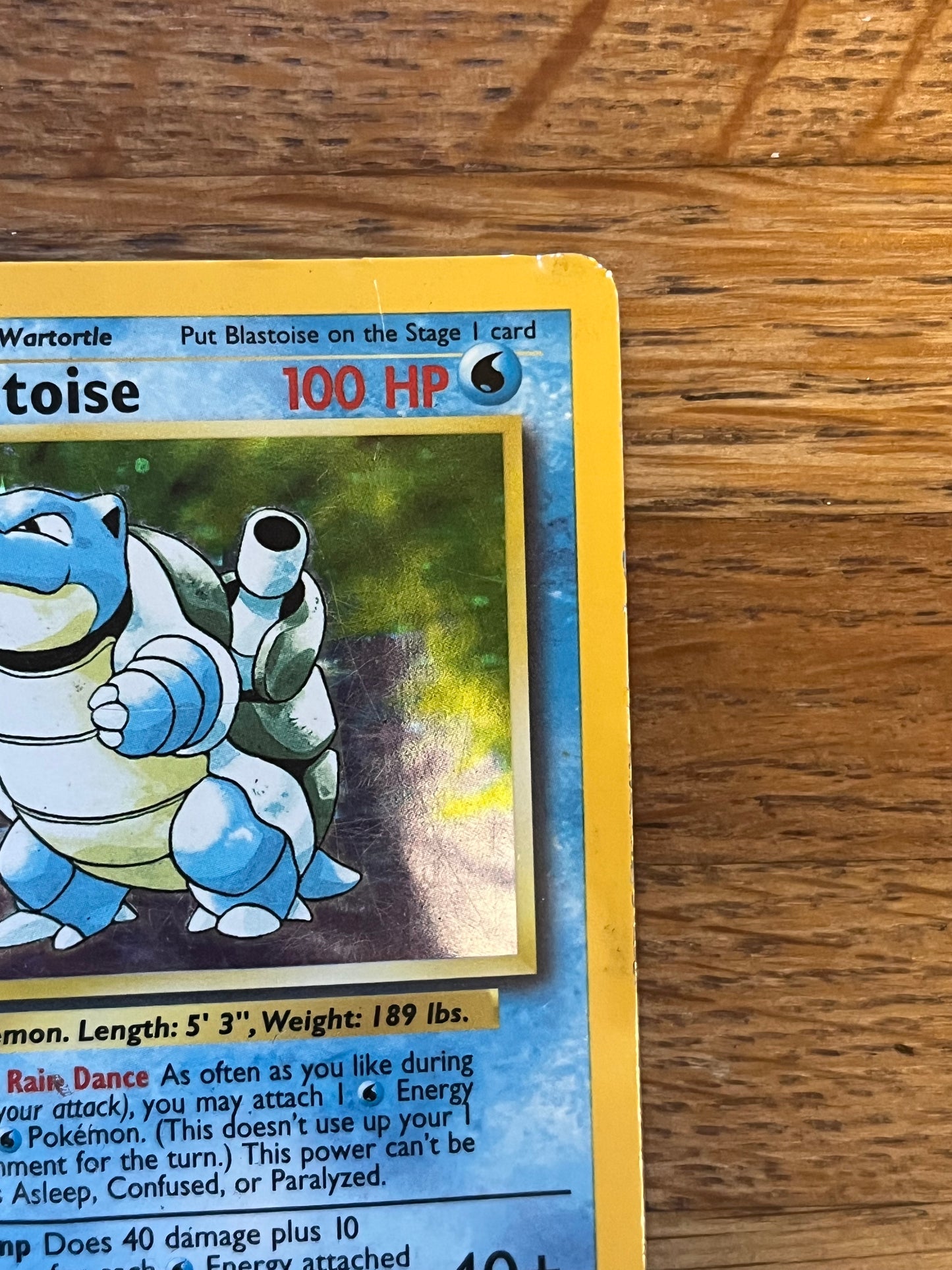 Blastoise Holo 2/102 Base Set HP Single Pokémon Card *Damaged, See Photos*