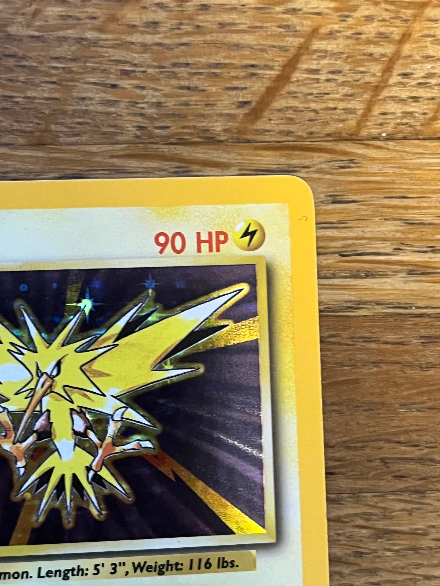 Zapdos Holo 16/102 Base Set NM Single Pokémon Card