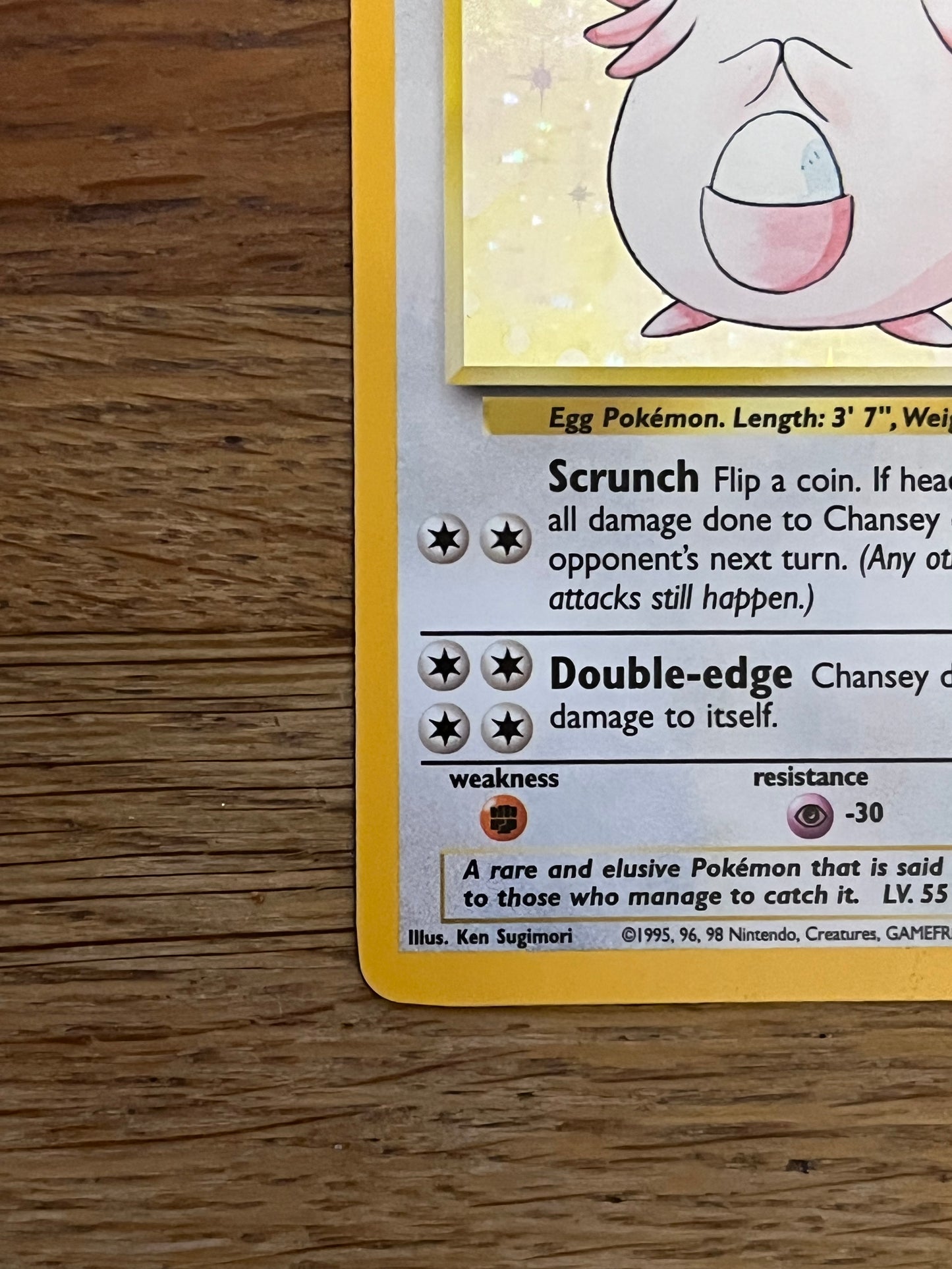 Chansey Holo 3/102 Base Set NM Single Pokémon Card
