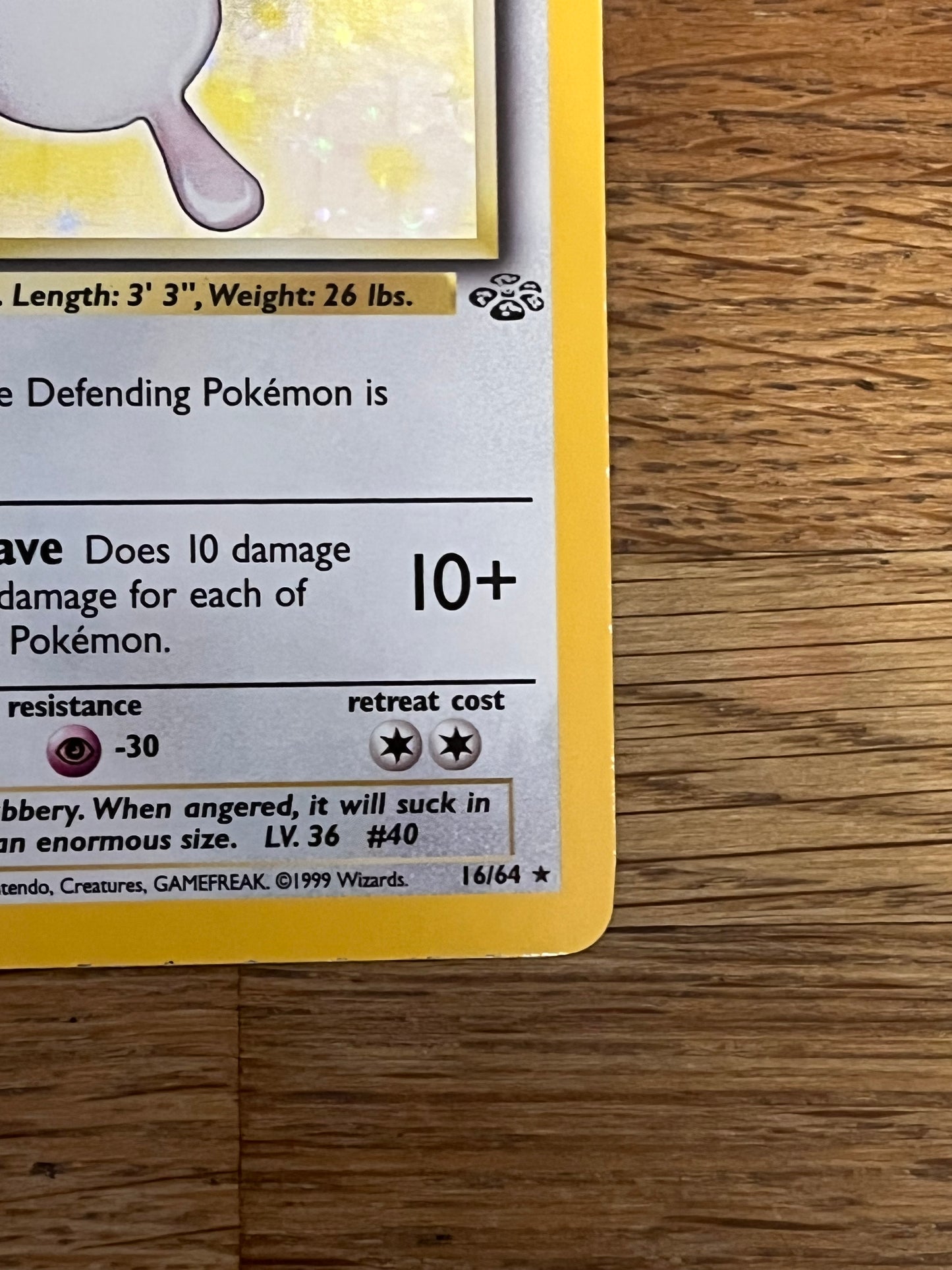 Wigglytuff Holo 16/64 Jungle NM Single Pokémon Card
