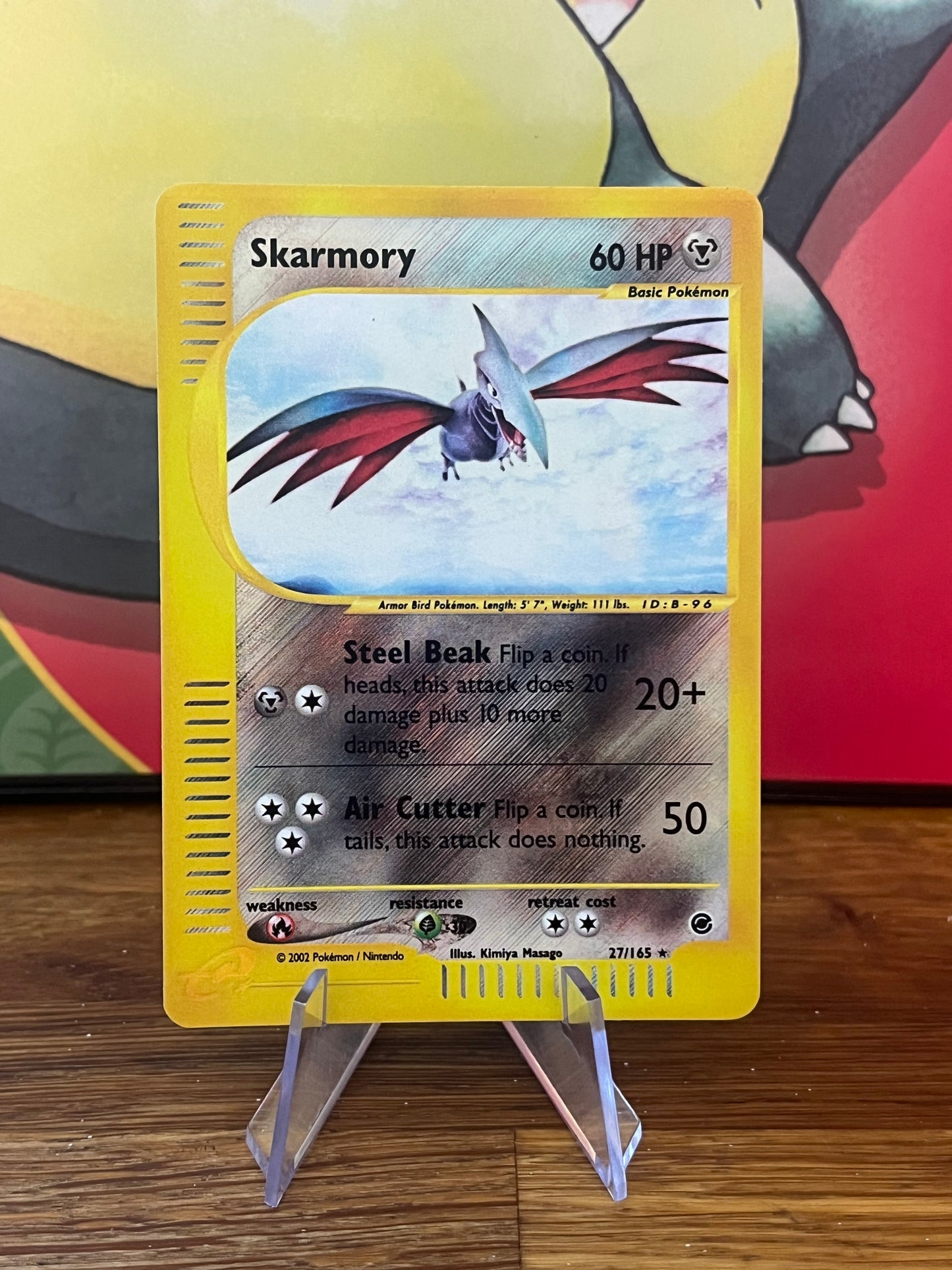 Skarmory Reverse Holo 27/165 Expedition NM Single Pokemon Card