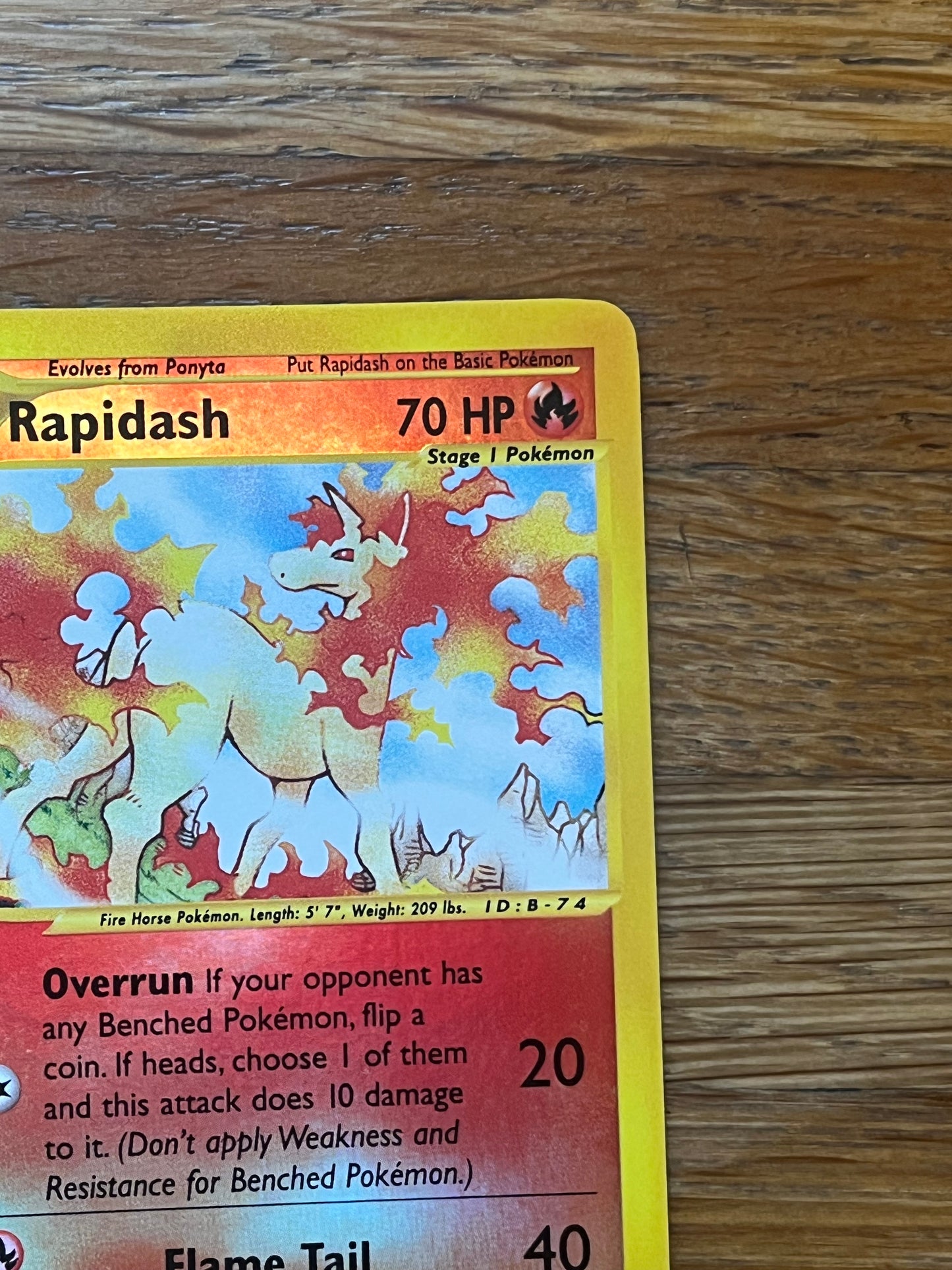 Rapidash Reverse Holo 26/165 Expedition NM Single Pokemon Card