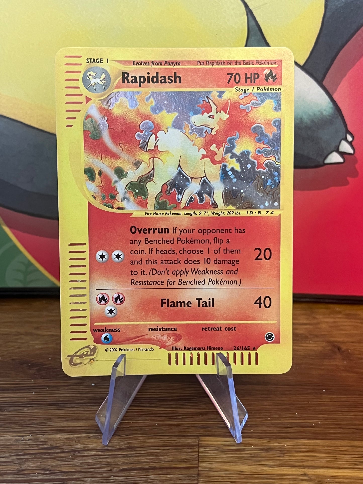 Rapidash Holo 26/165 Expedition NM Single Pokemon Card
