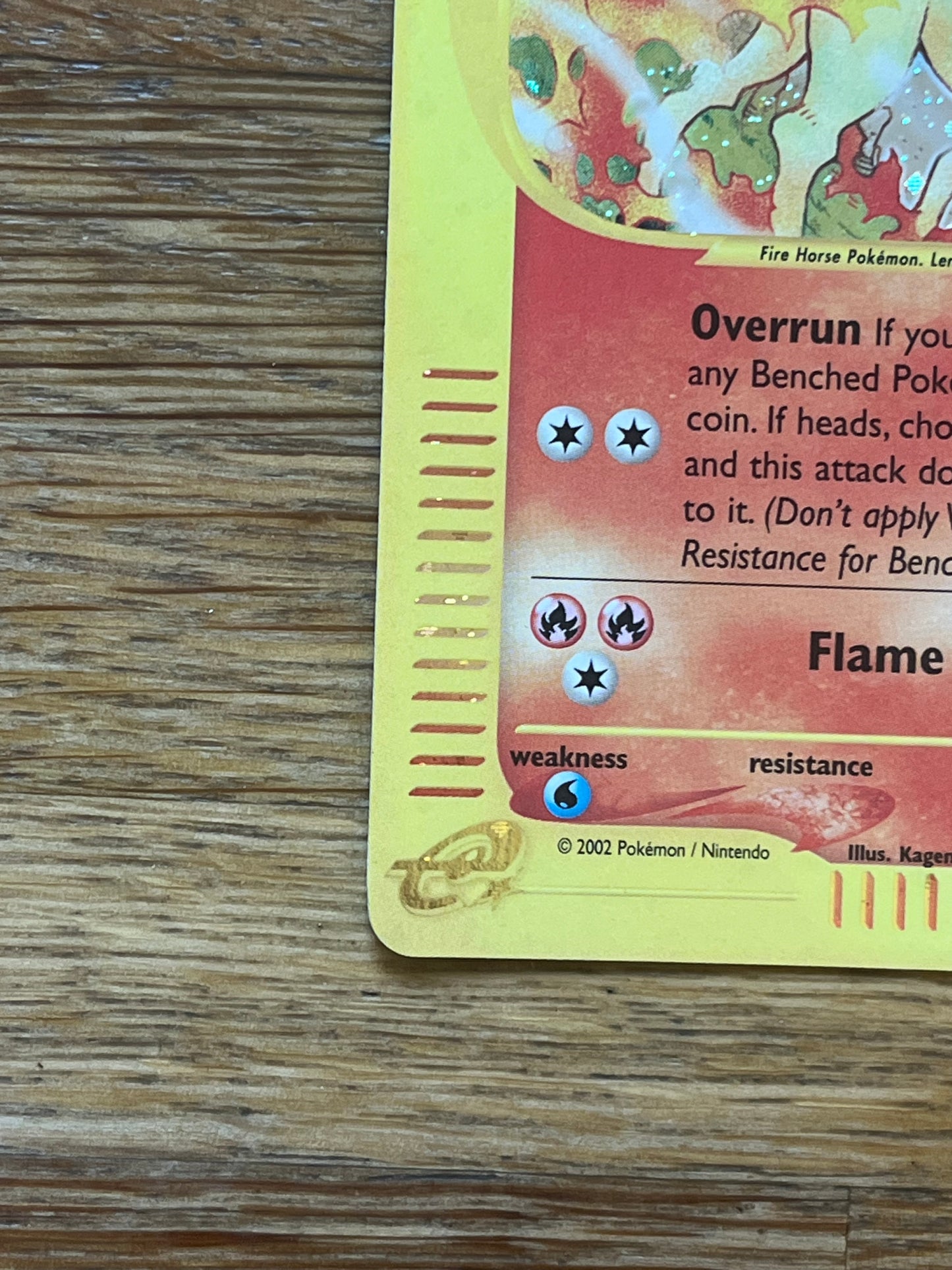 Rapidash Holo 26/165 Expedition NM Single Pokemon Card