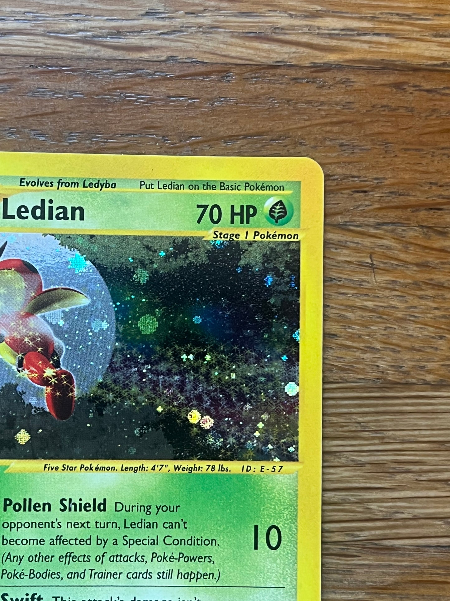 Ledian Holo H14/H32 Skyridge NM Single Pokemon Card