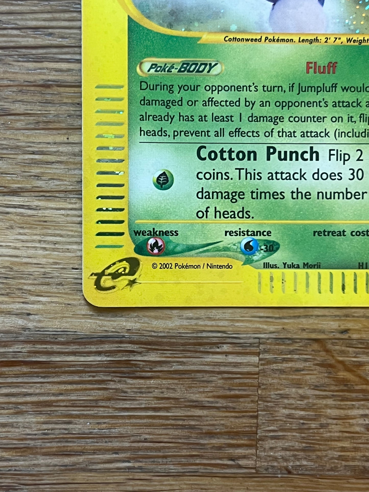 Jumpluff Holo H13/H32 Aquapolis NM Single Pokemon Card