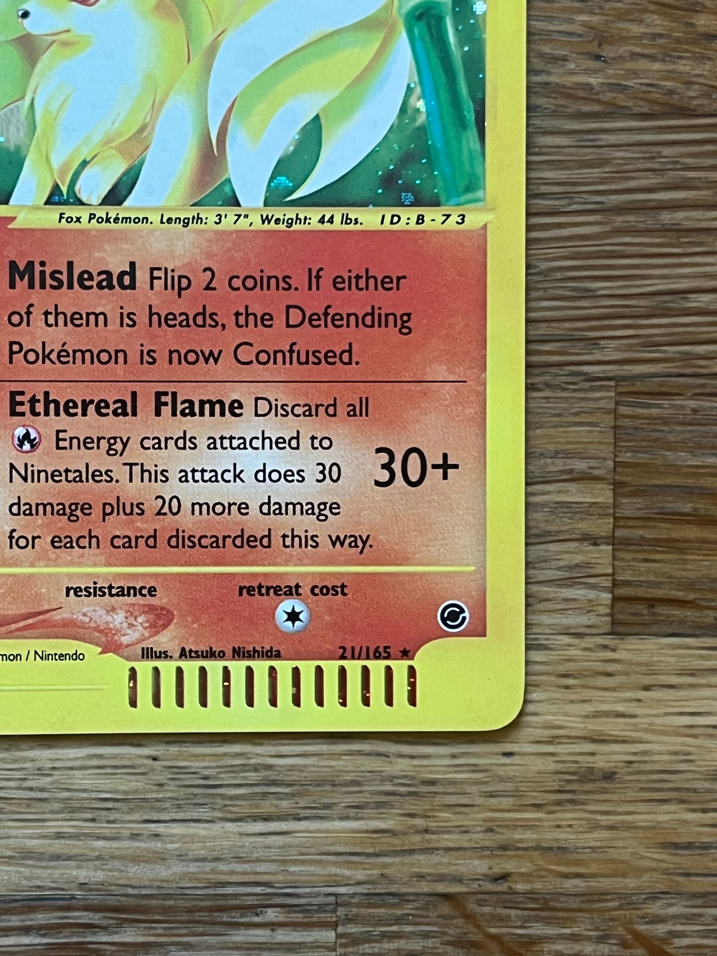 Ninetales Holo 21/165 Expedition NM Single Pokemon Card