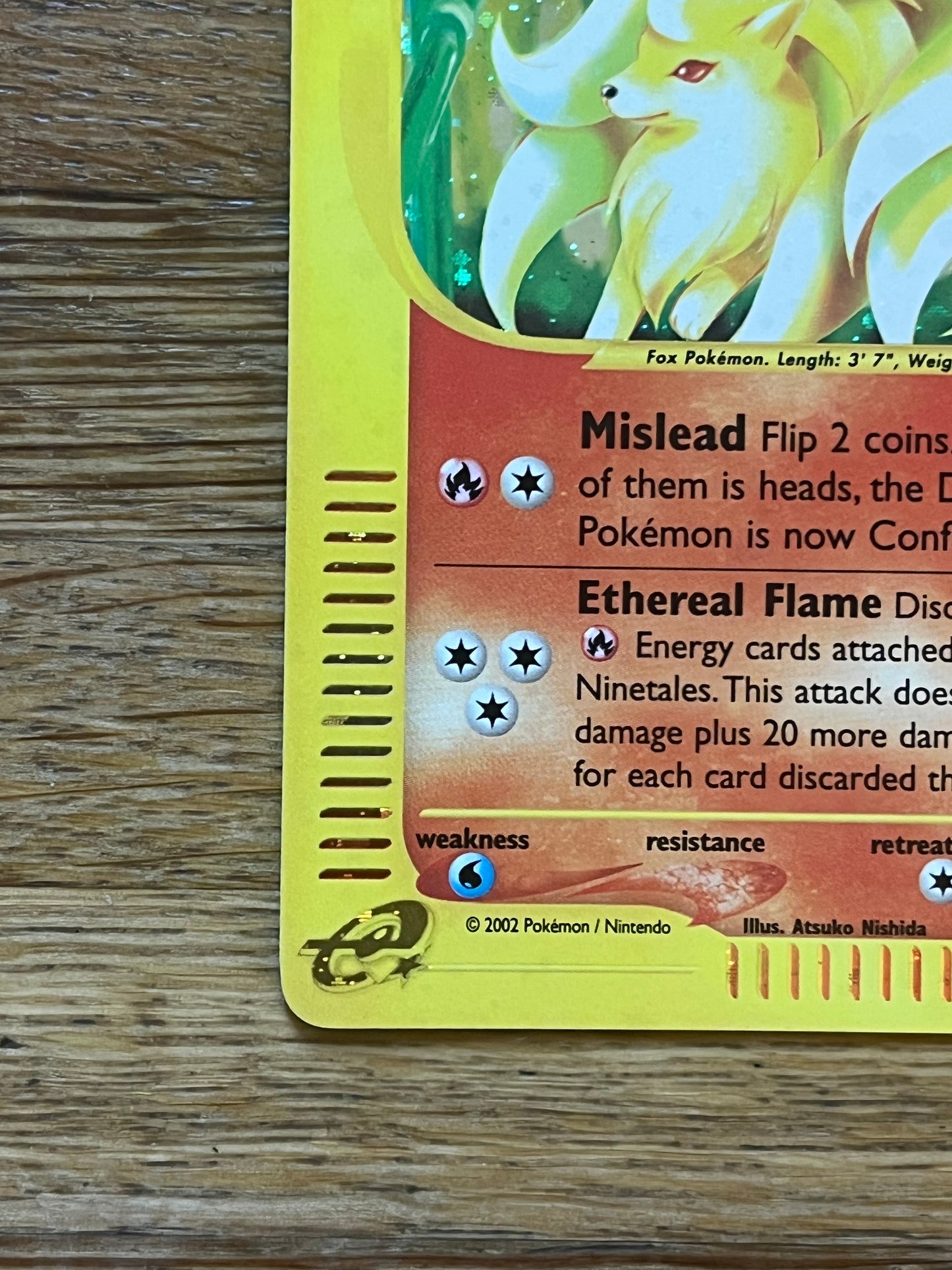Ninetales Holo 21/165 Expedition NM Single Pokemon Card