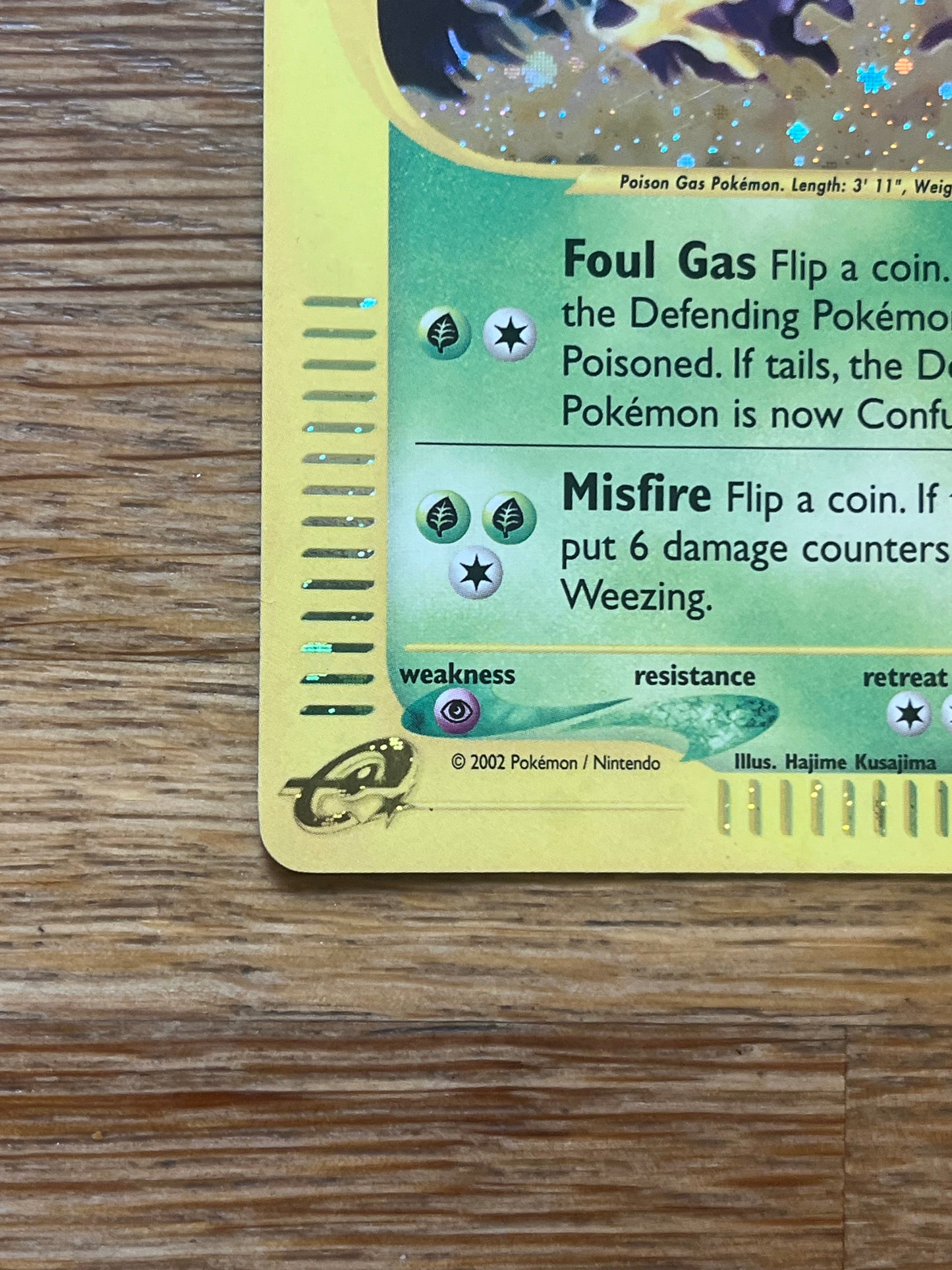Weezing Holo 32/165 Expedition NM Single Pokemon Card