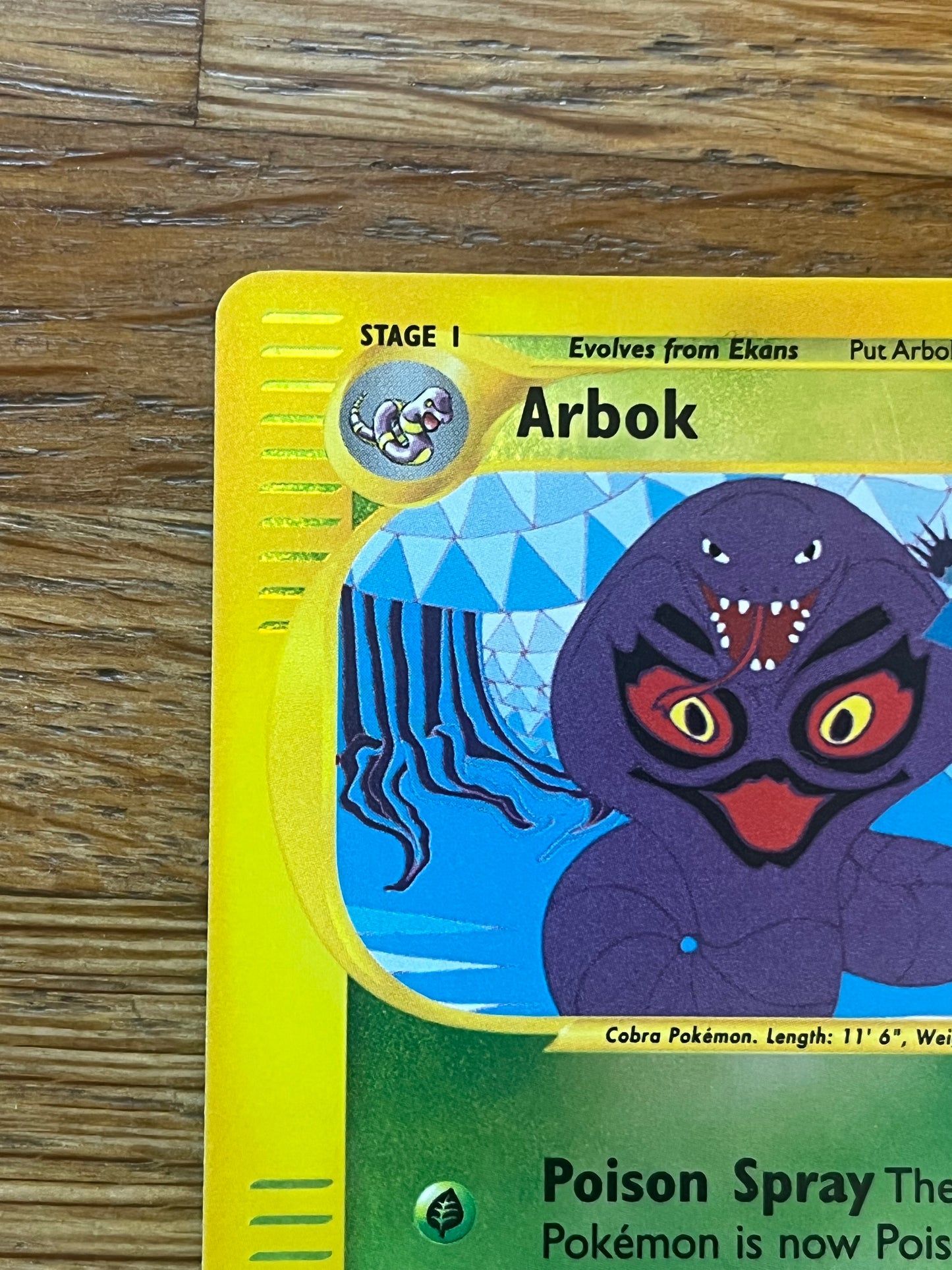 Arbok Reverse Holo 3/165 Expedition NM Single Pokemon Card