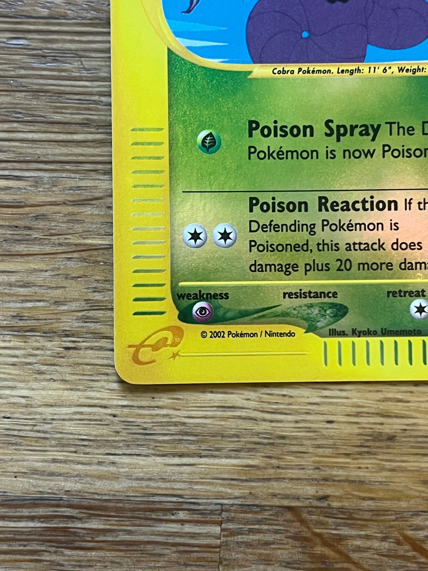 Arbok Reverse Holo 3/165 Expedition NM Single Pokemon Card
