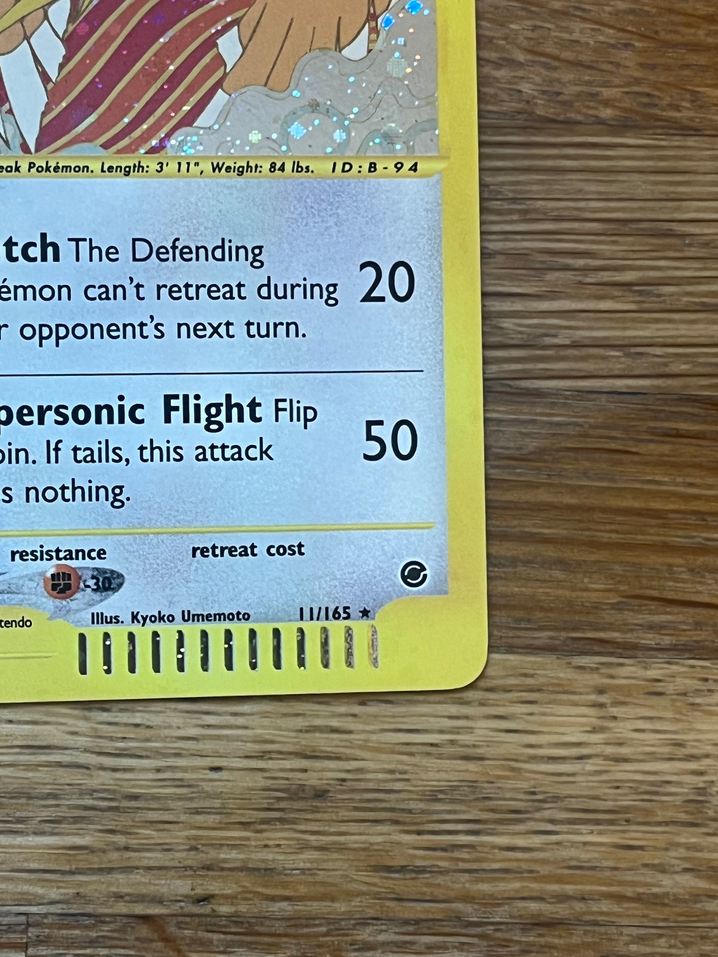 Fearow Holo 11/165 Expedition NM Single Pokemon Card