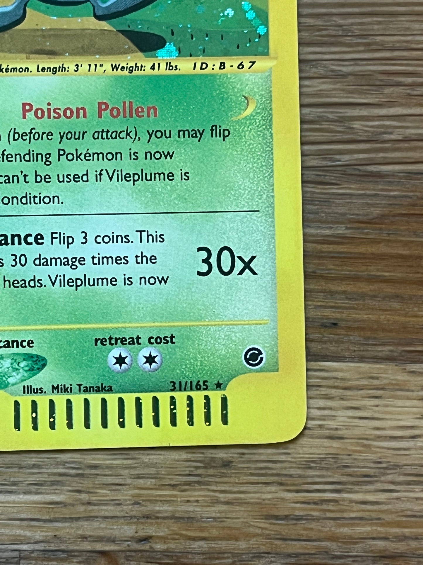 Vileplume Holo 31/165 Expedition NM Single Pokemon Card