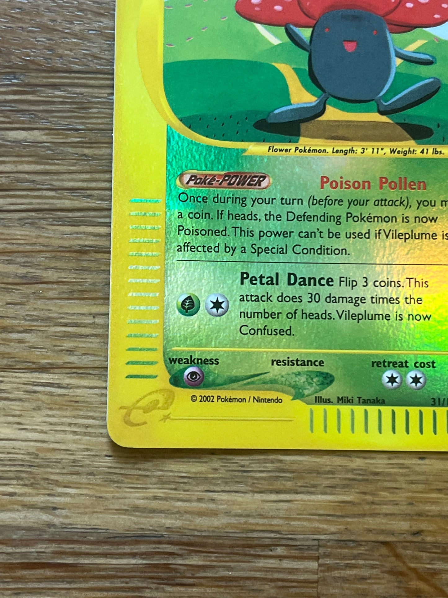 Vileplume Reverse Holo 31/165 Expedition NM Single Pokemon Card