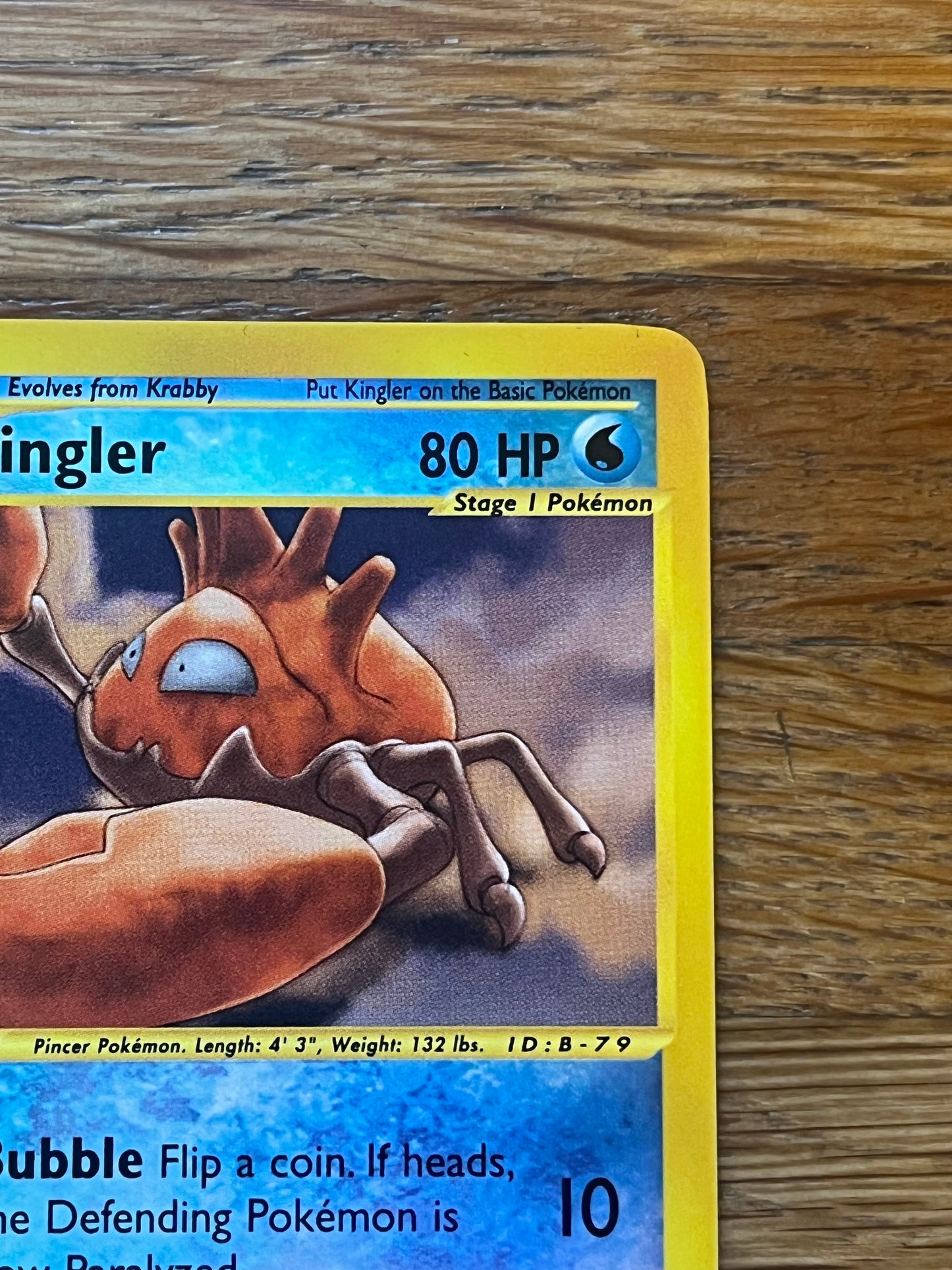 Kingler Reverse Holo 15/165 Expedition NM Single Pokemon Card