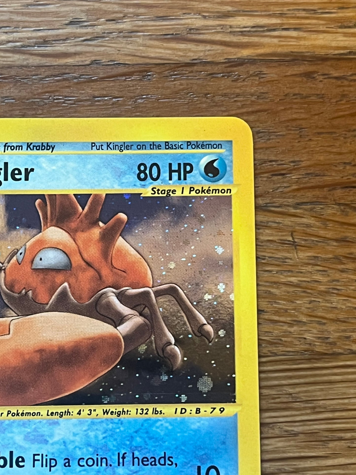 Kingler Holo 15/165 Expedition NM Single Pokemon Card