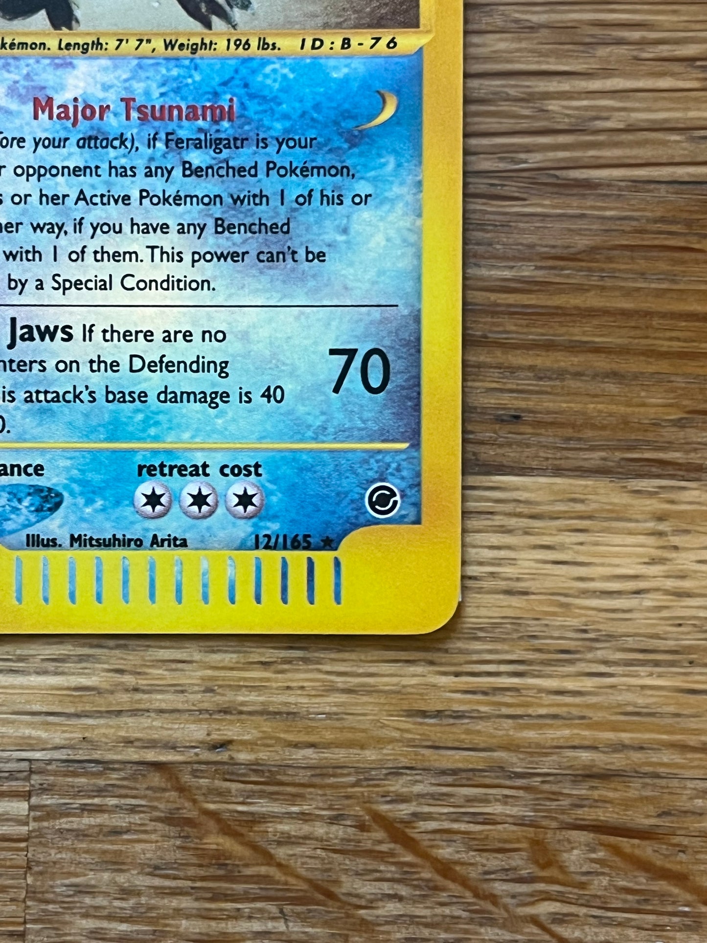 Feraligatr Reverse Holo 12/165 Expedition NM Single Pokemon Card