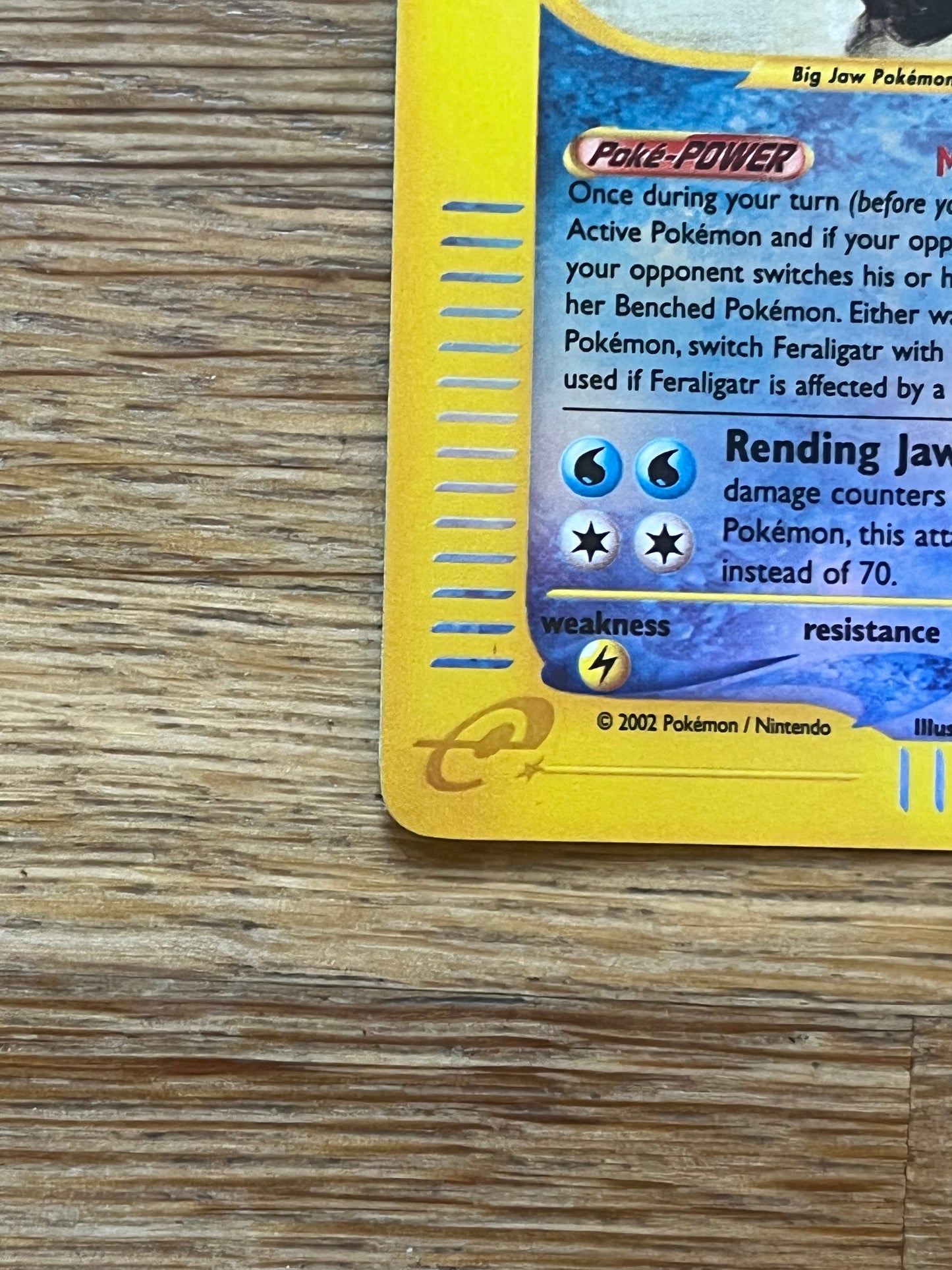 Feraligatr Reverse Holo 12/165 Expedition NM Single Pokemon Card