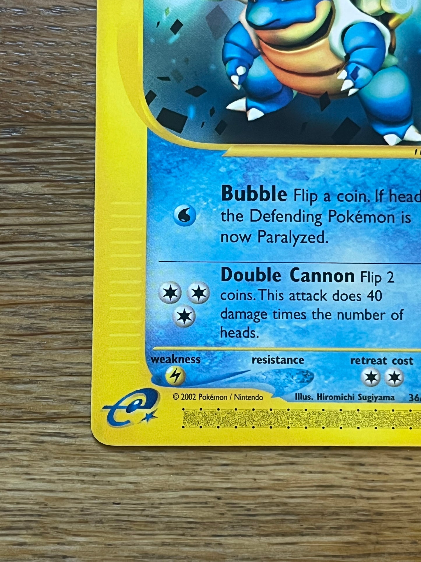 Blastoise Holo 36/165 Expedition NM Single Pokemon Card