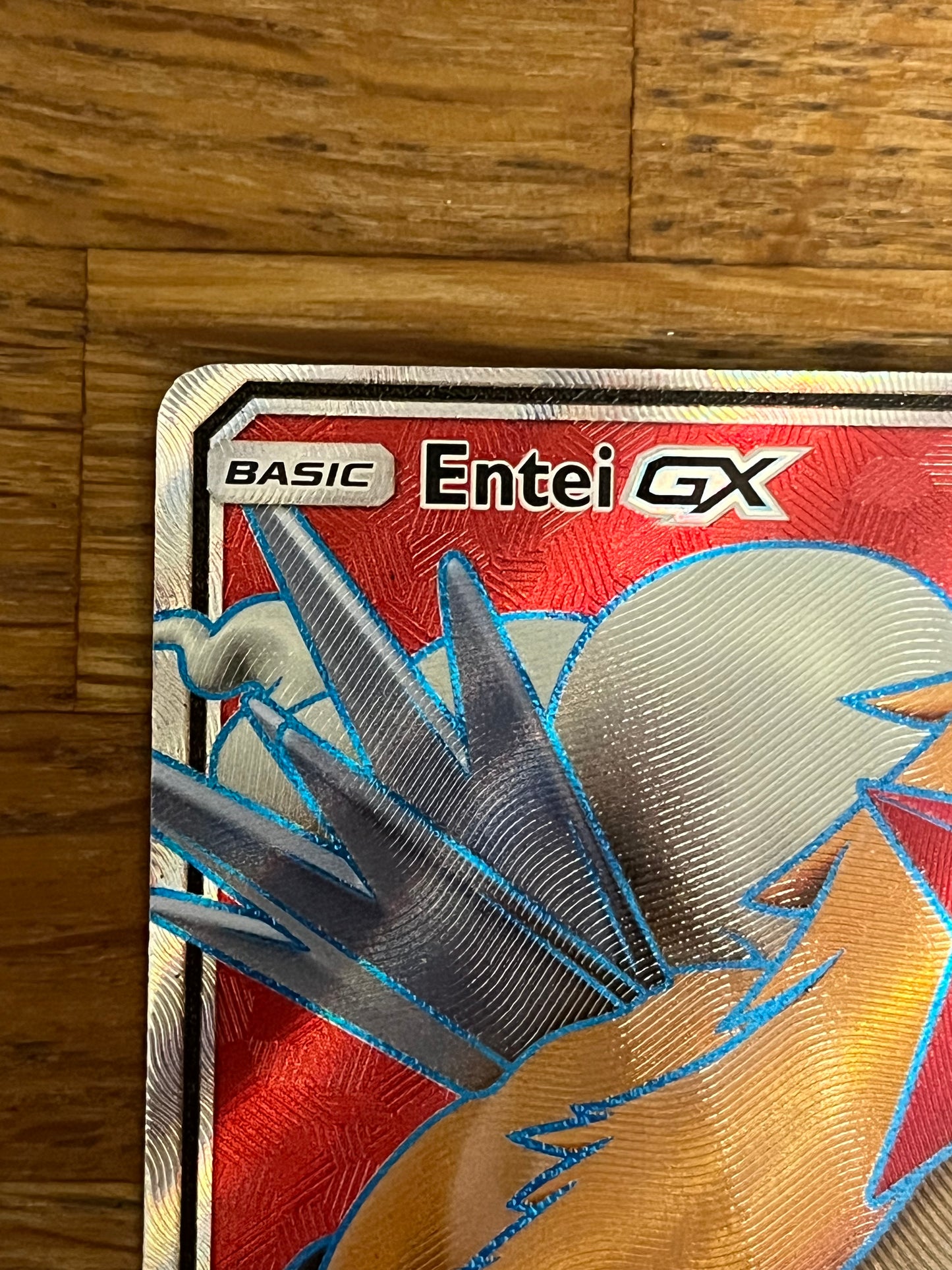 Entei GX Illustration Rare 71/73 Shinig Legends NM Single Pokémon Card