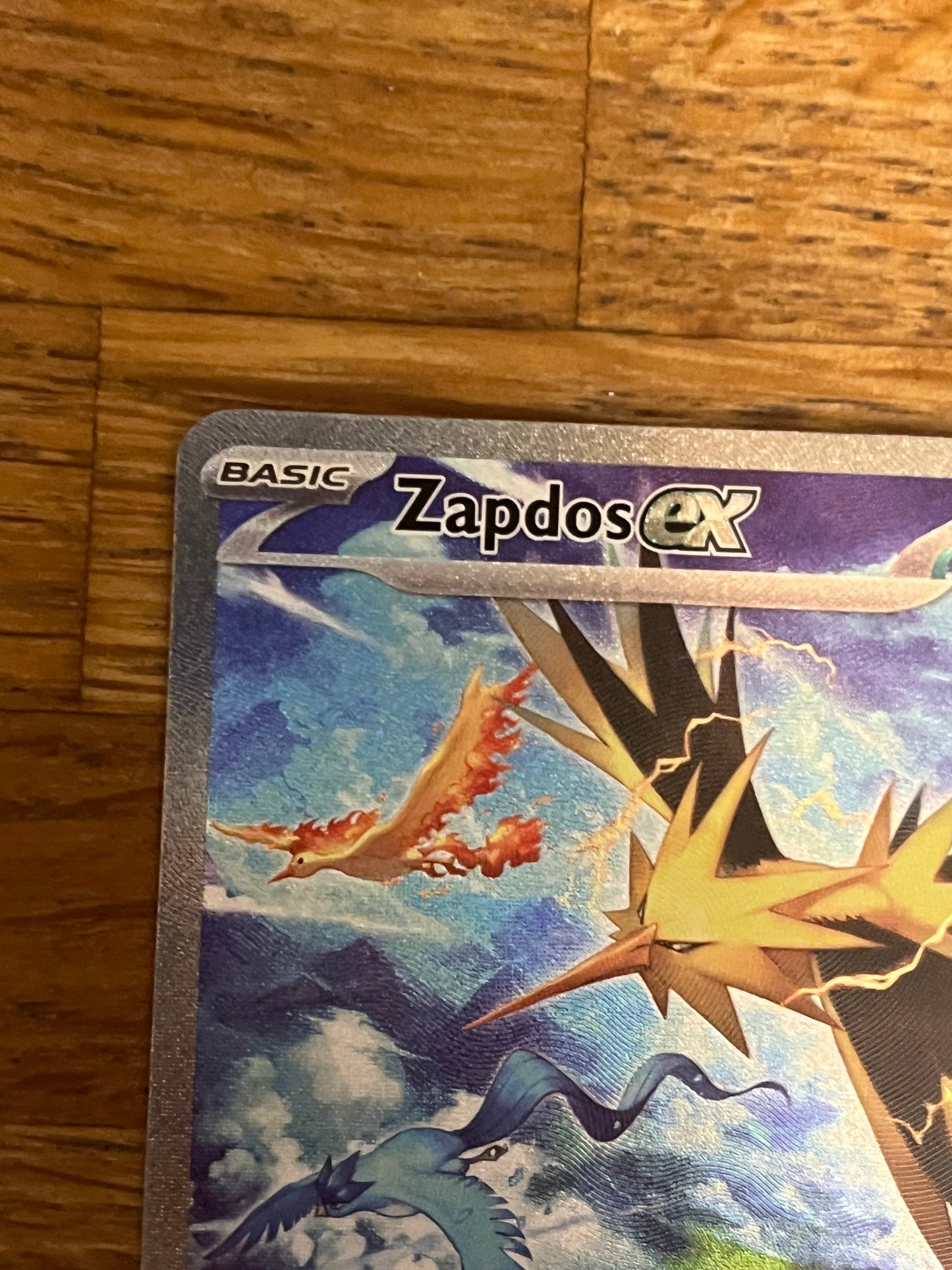 Zapdos EX Special Illustration Rare 202/165 151 NM Single Pokémon Card