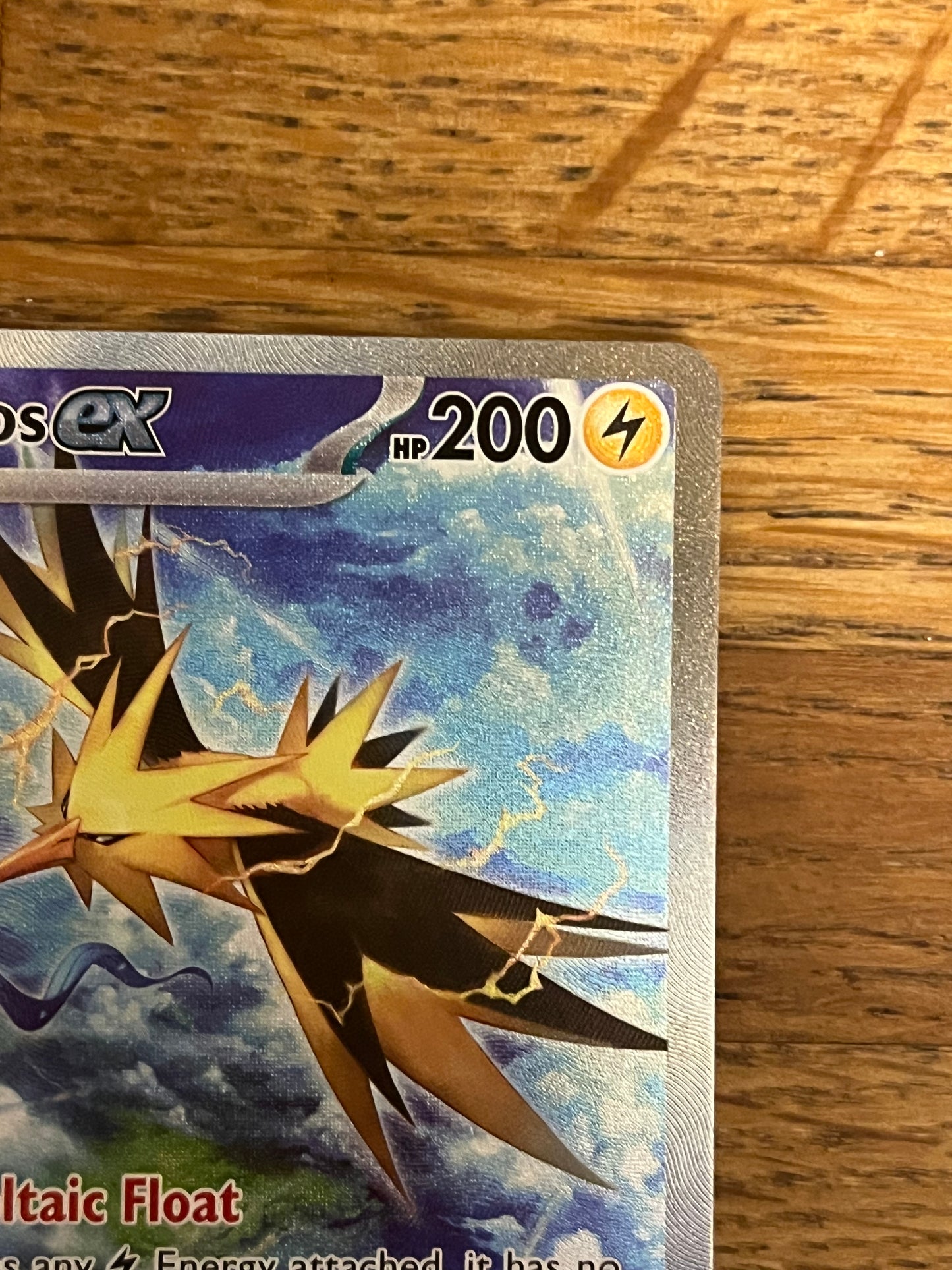 Zapdos EX Special Illustration Rare 202/165 151 NM Single Pokémon Card
