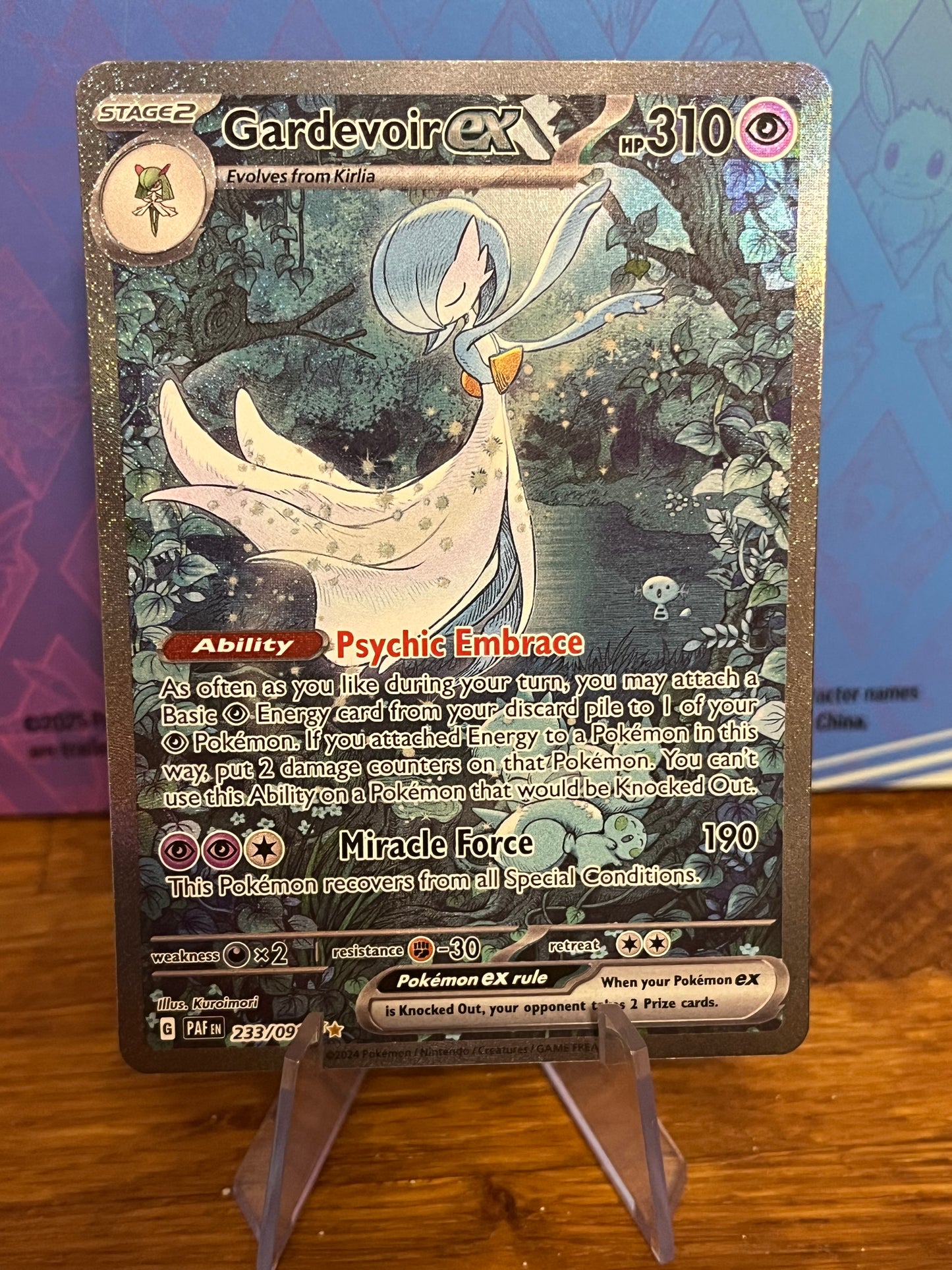 Gardevoir EX 233/091 Paldean Fates NM Single Pokémon Card