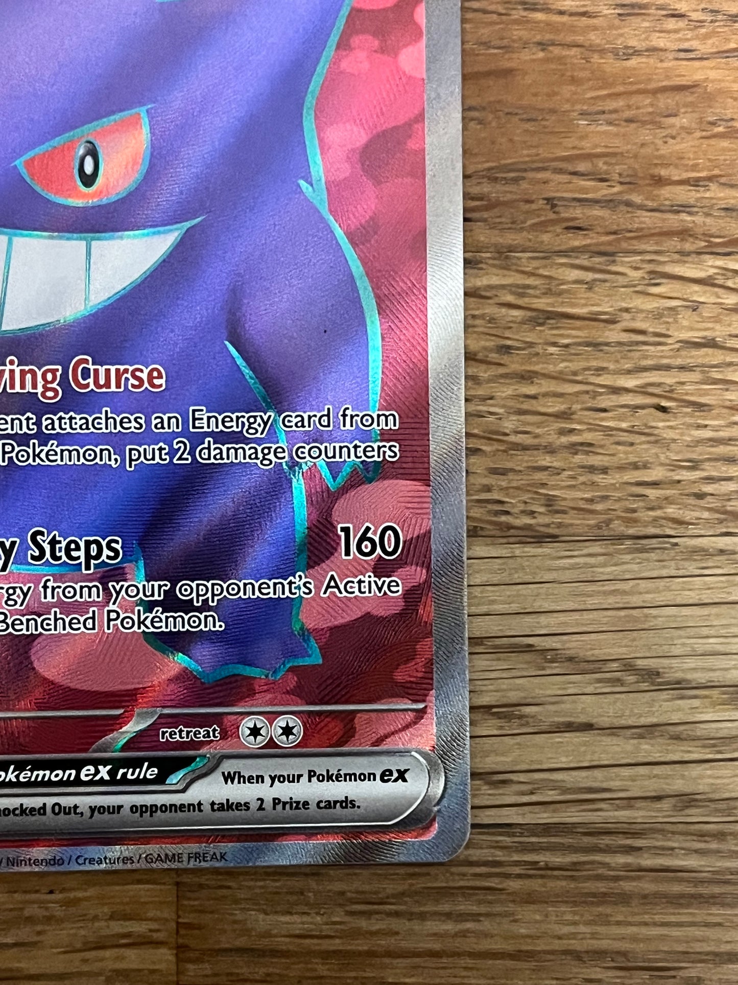 Gengar EX 193/162 Temporal Forces NM Single Pokémon Card